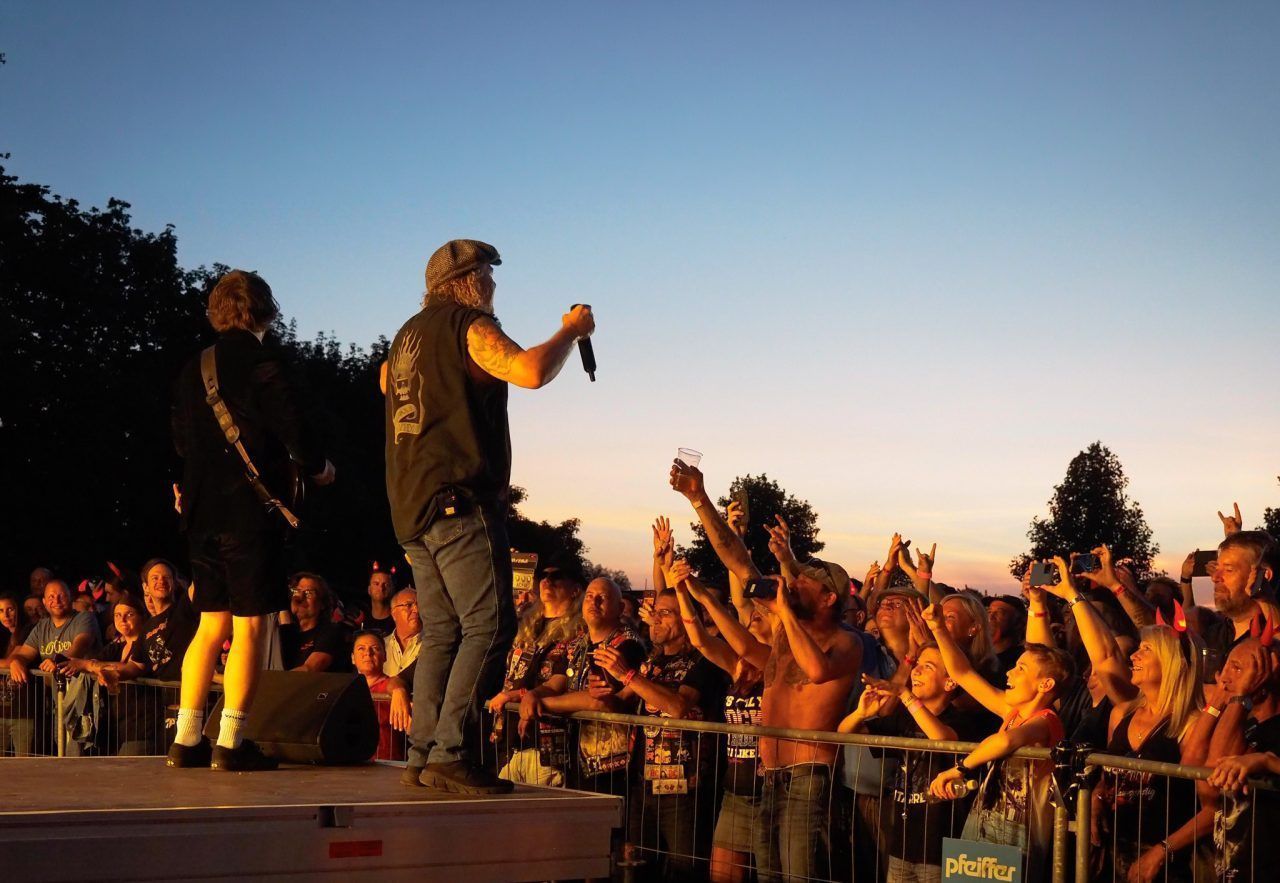 Beim Hard Rocks Festival wird der Stedepark zur Live-Bühne