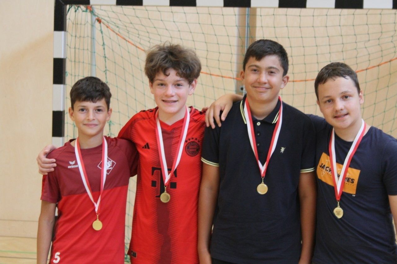 Noel, Nico, Andrej und Emir.