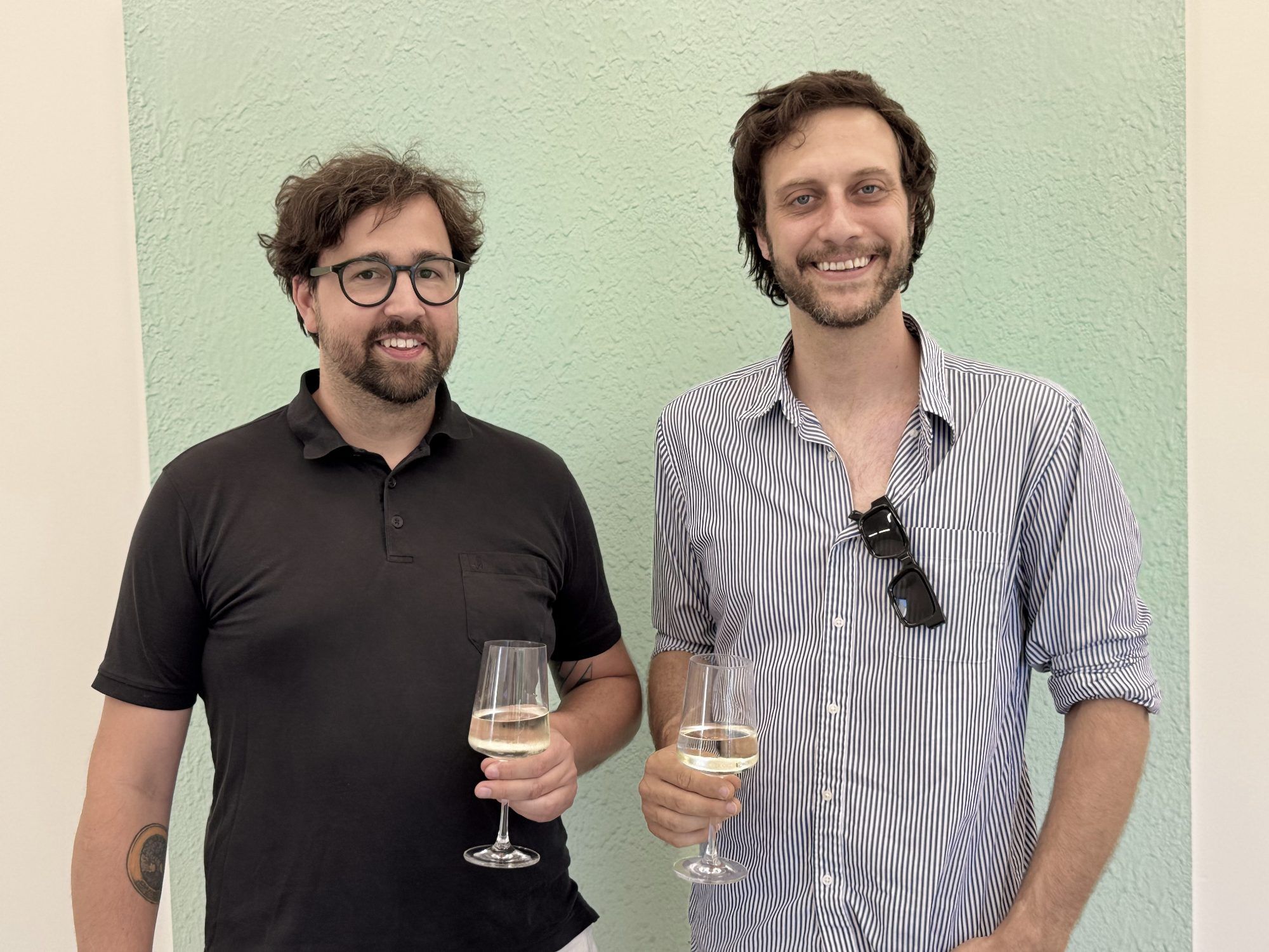 Lukas Aberer (Felder KG) und Alex Heller (Helfe).
