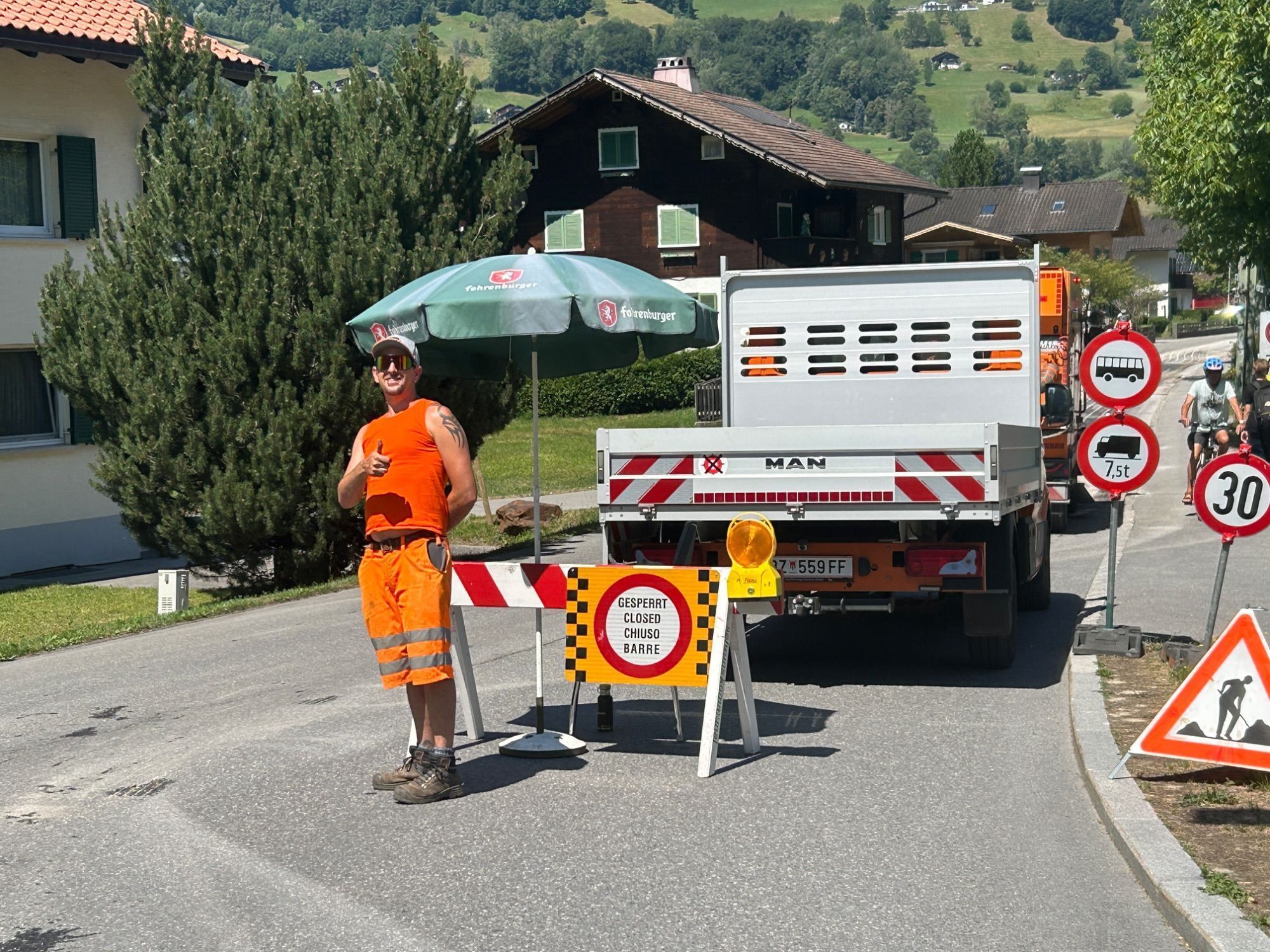 Eine Totalsperre war zwei Tage notwendig