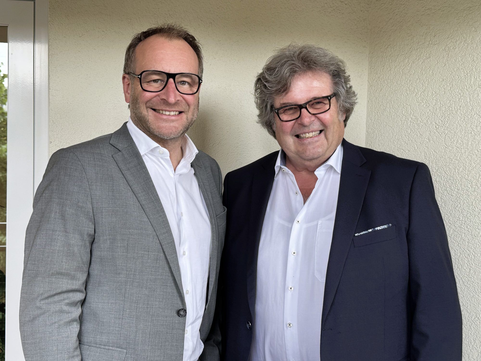 Vizebbürgermeister Alexander Juen und Fritz Schenk.