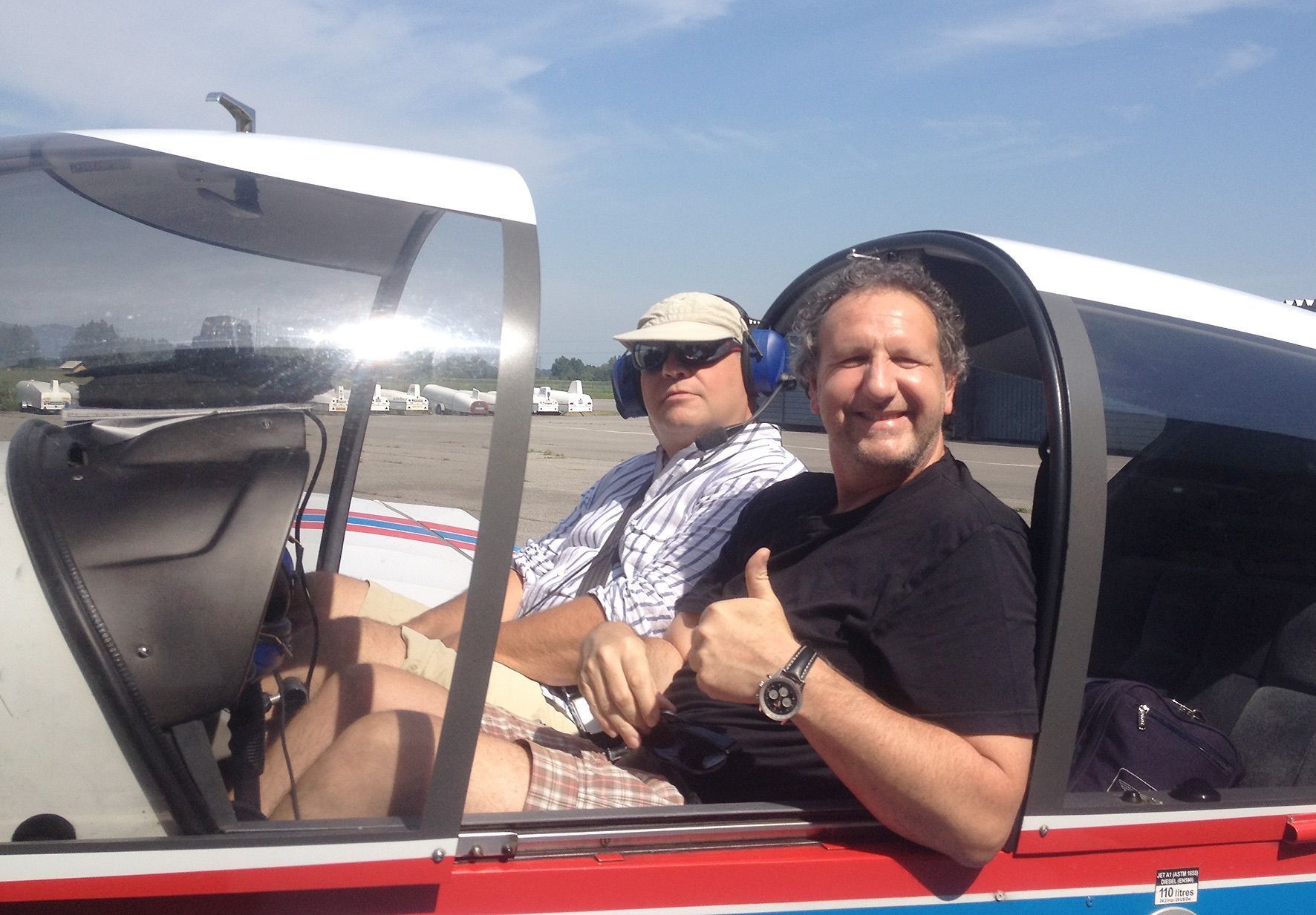 Als Rundflugpilot wurde Wolfi auch am Flugplatz Hohenems sehr geschätzt.