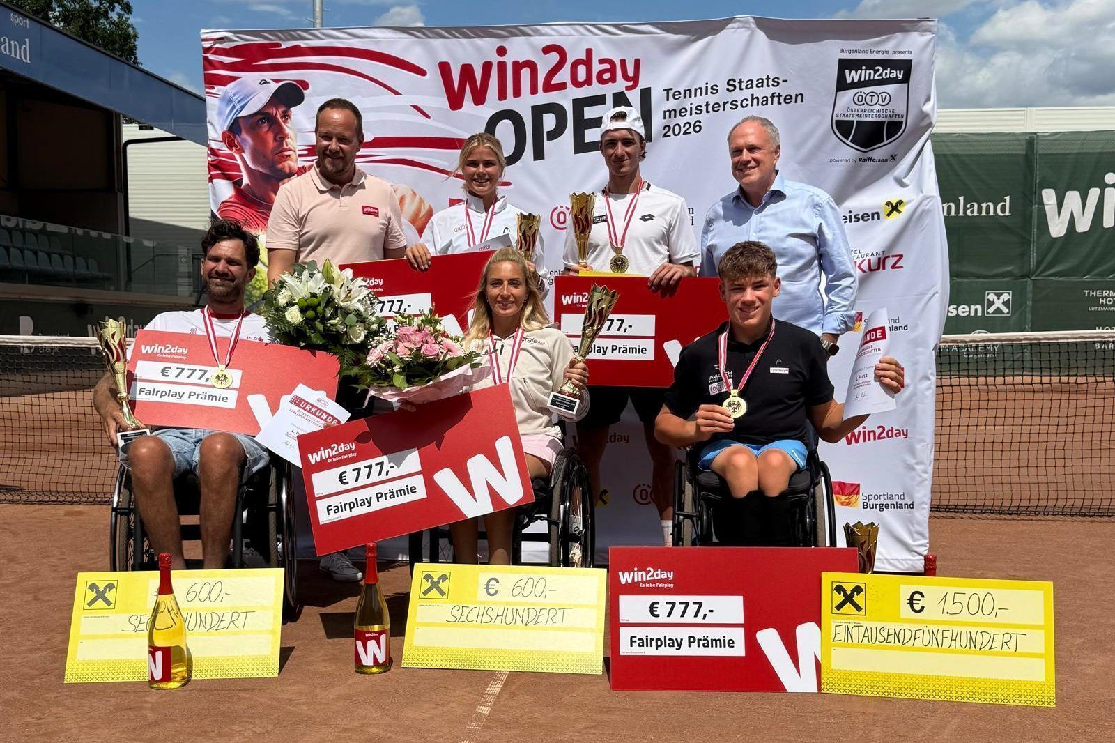 Premieren-Doppelpack auf dem ÖTV-Thron