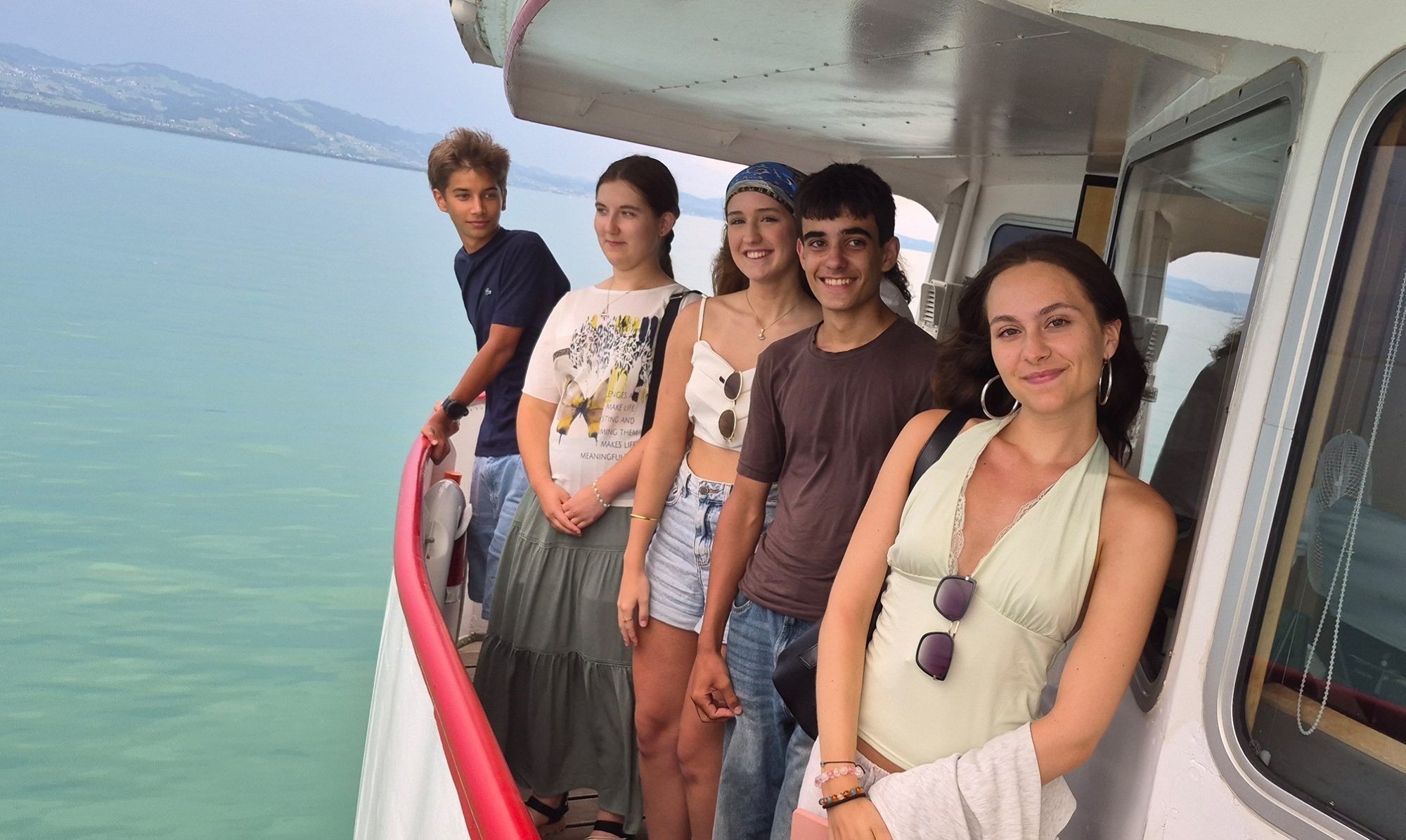 Egor, Emma, Lara, Hugo und Luke auf der 