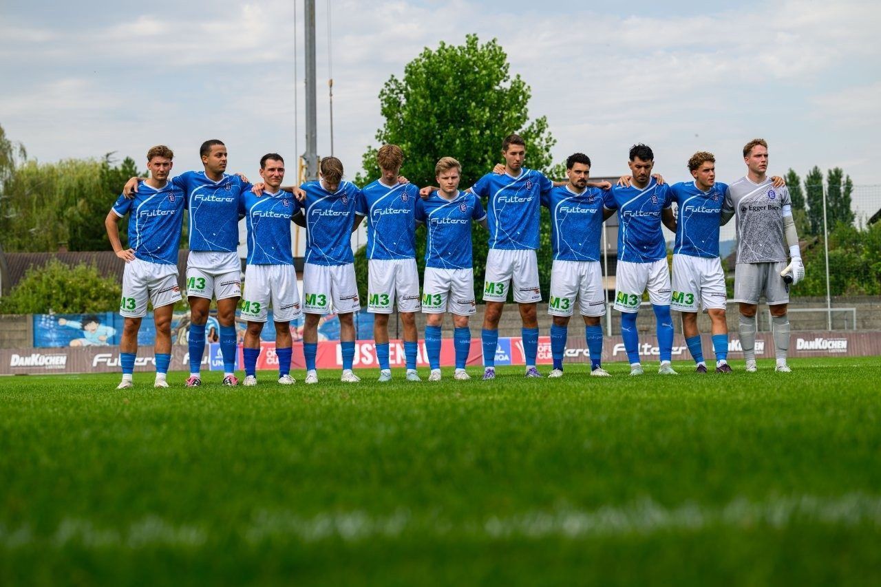 Kurz-Auftritt von FC Lustenau im ÖFB Cup. VN