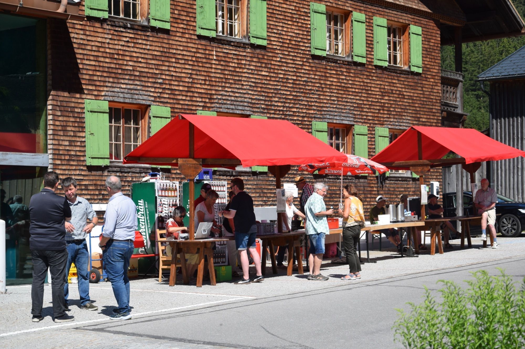 Eröffnungsfeier in Partenen
