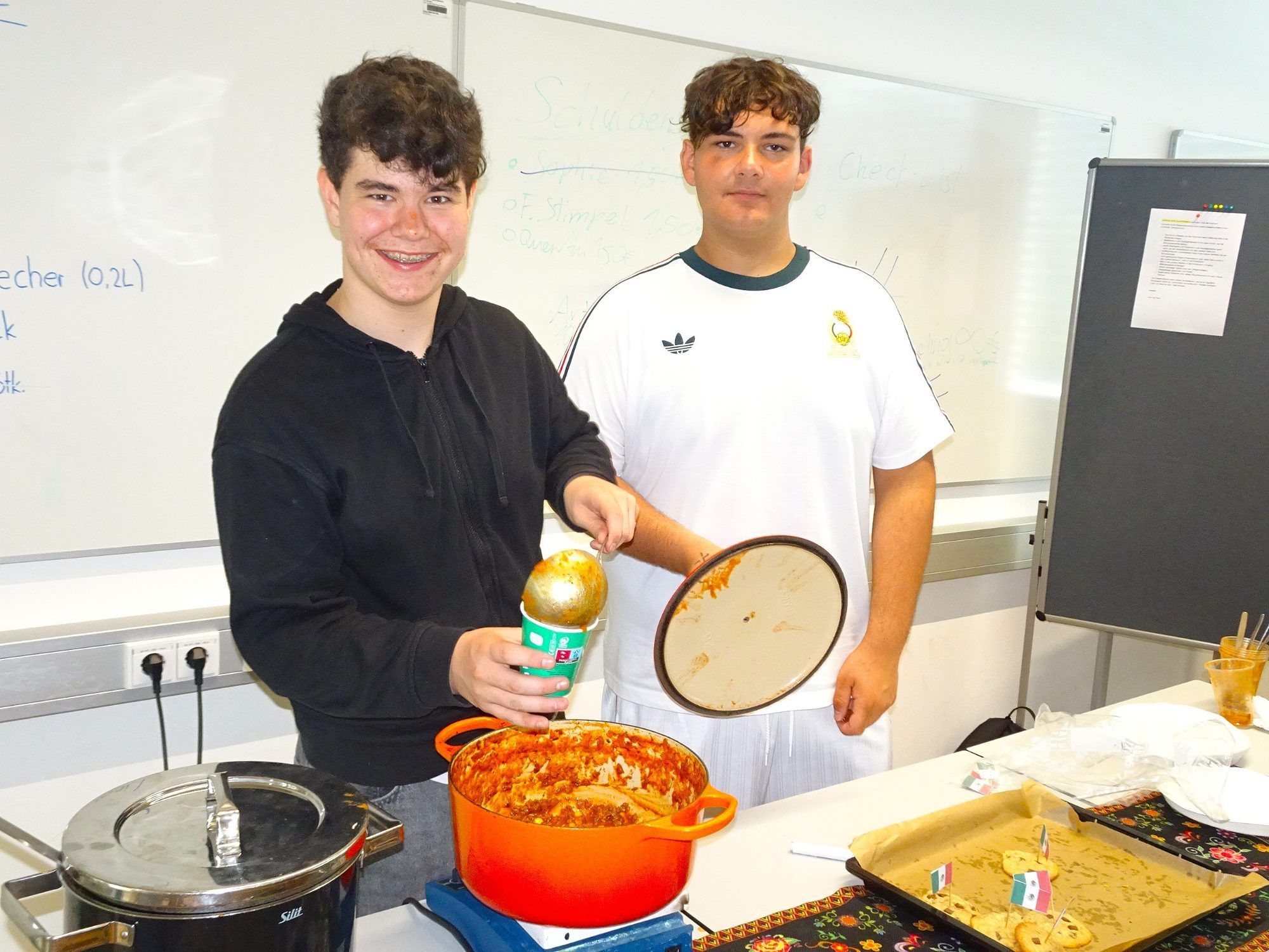 Bei den Mexikanern wurde natürlich Chilli serviert.