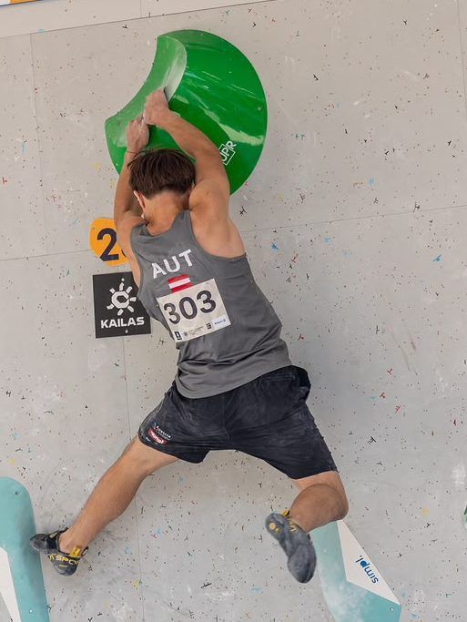 Wettklettern Jakob Burtscher AV Bludenz