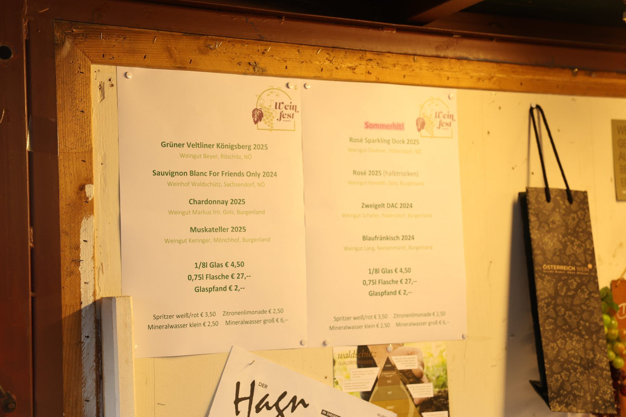 Genuss und Geselligkeit beim Weinfest