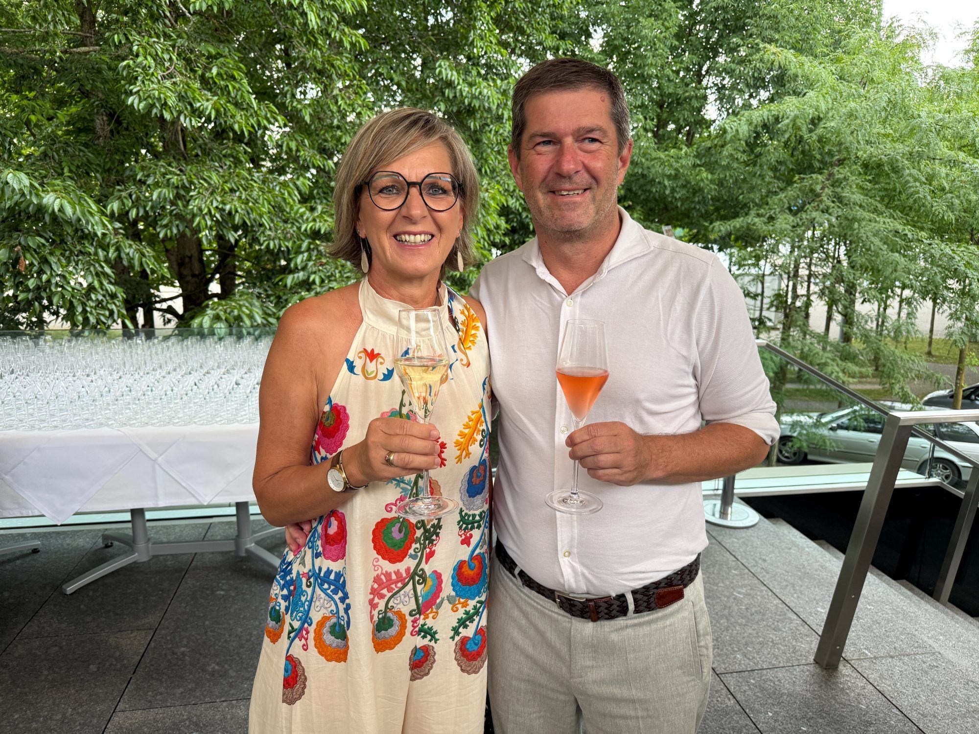 Andrea und Udo Nachbaur (Rondo) genossen den Abend