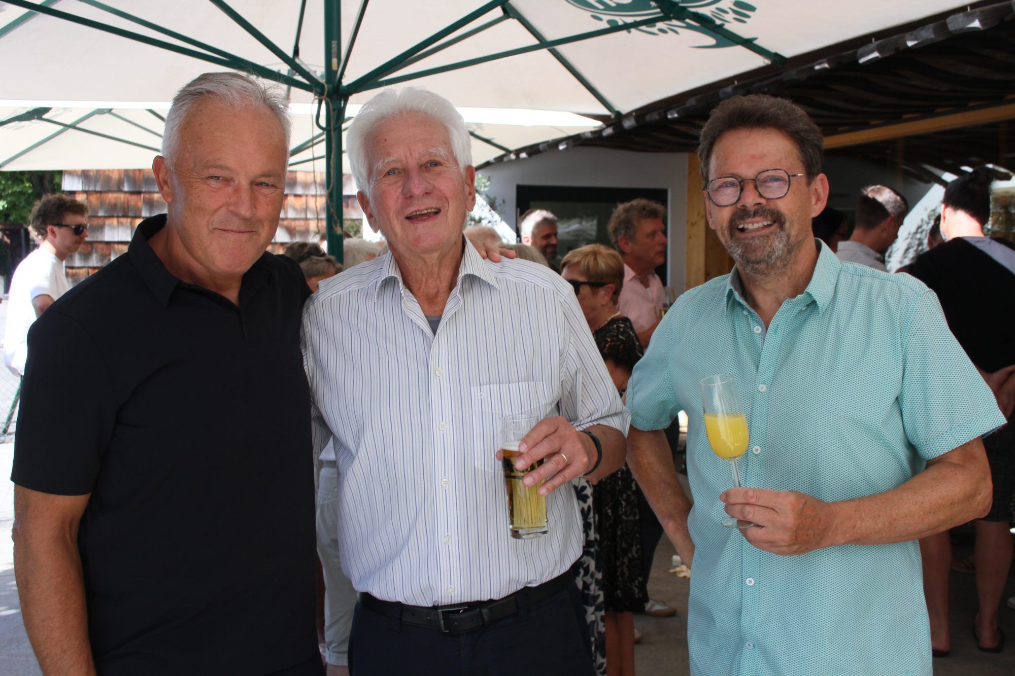 Heinz Ebner, Herbert Tschernig, Thomas Breuss feierten den 80iger.