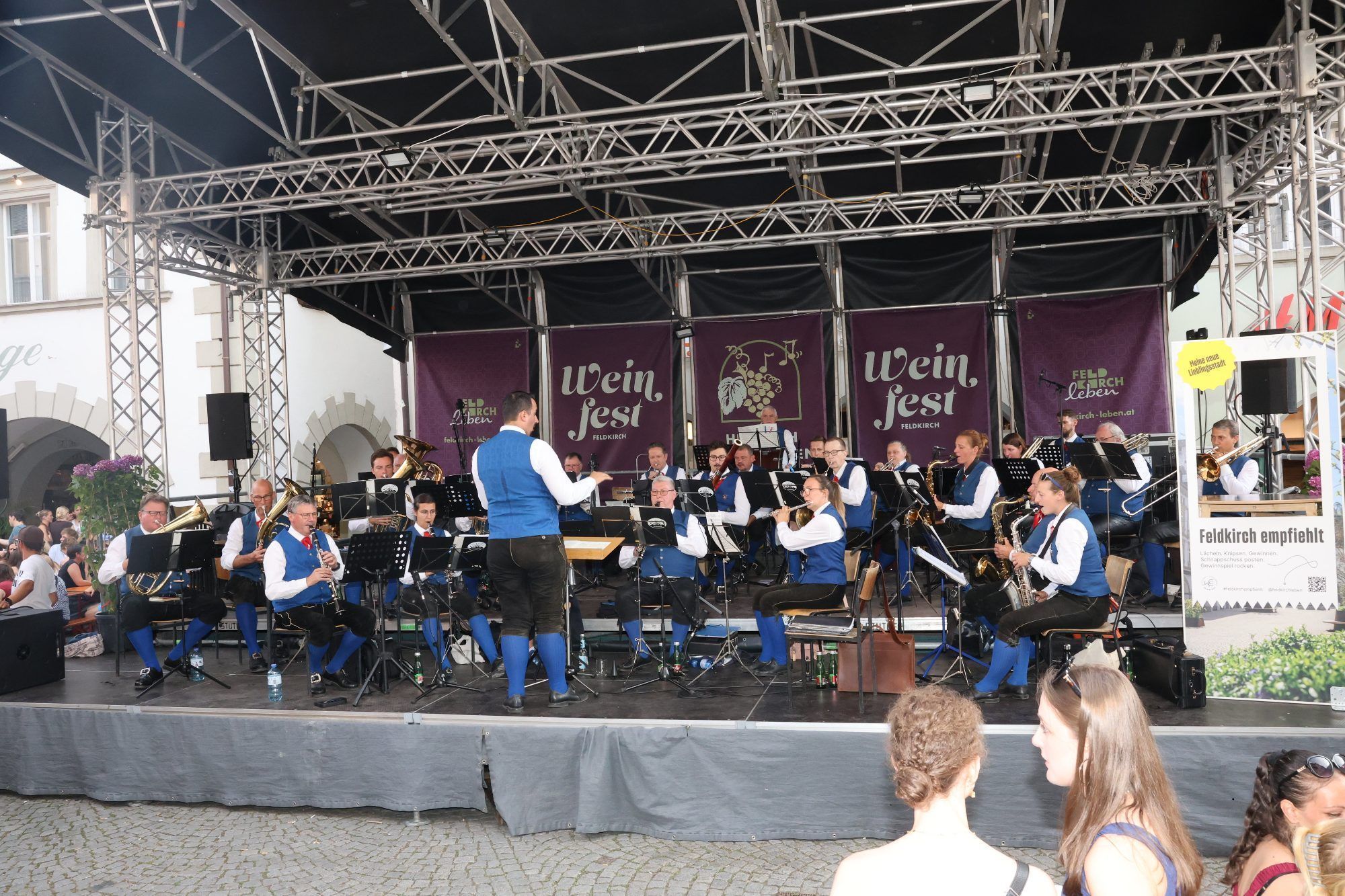 Für viel Stimmung sofrgte auch die Stadtmusik.