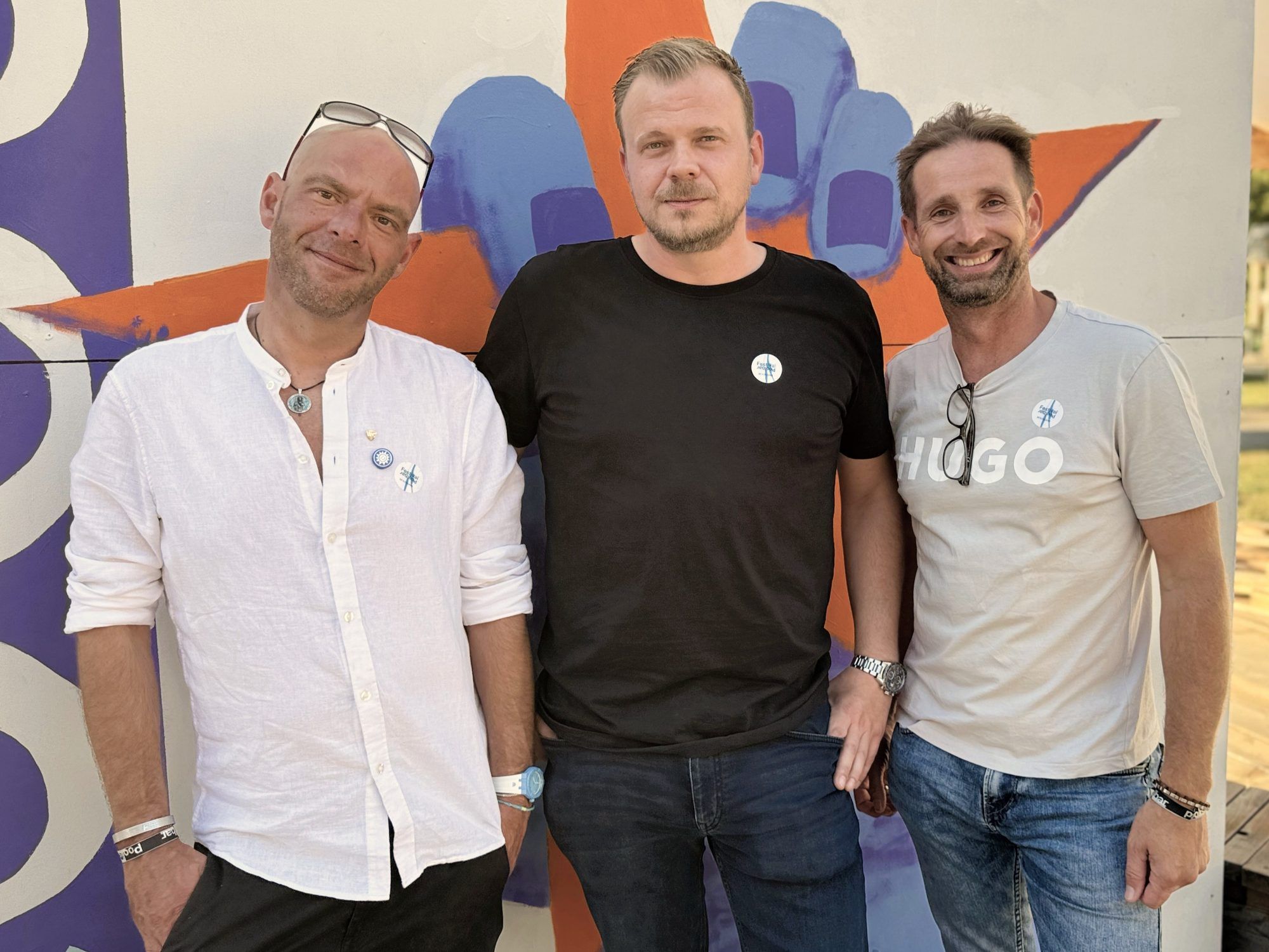 Michael Gamon (Makava), Oliver Stadlmüller (Best Western Hotel Leonhard) und Markus Exenberger (Alpine Brands).