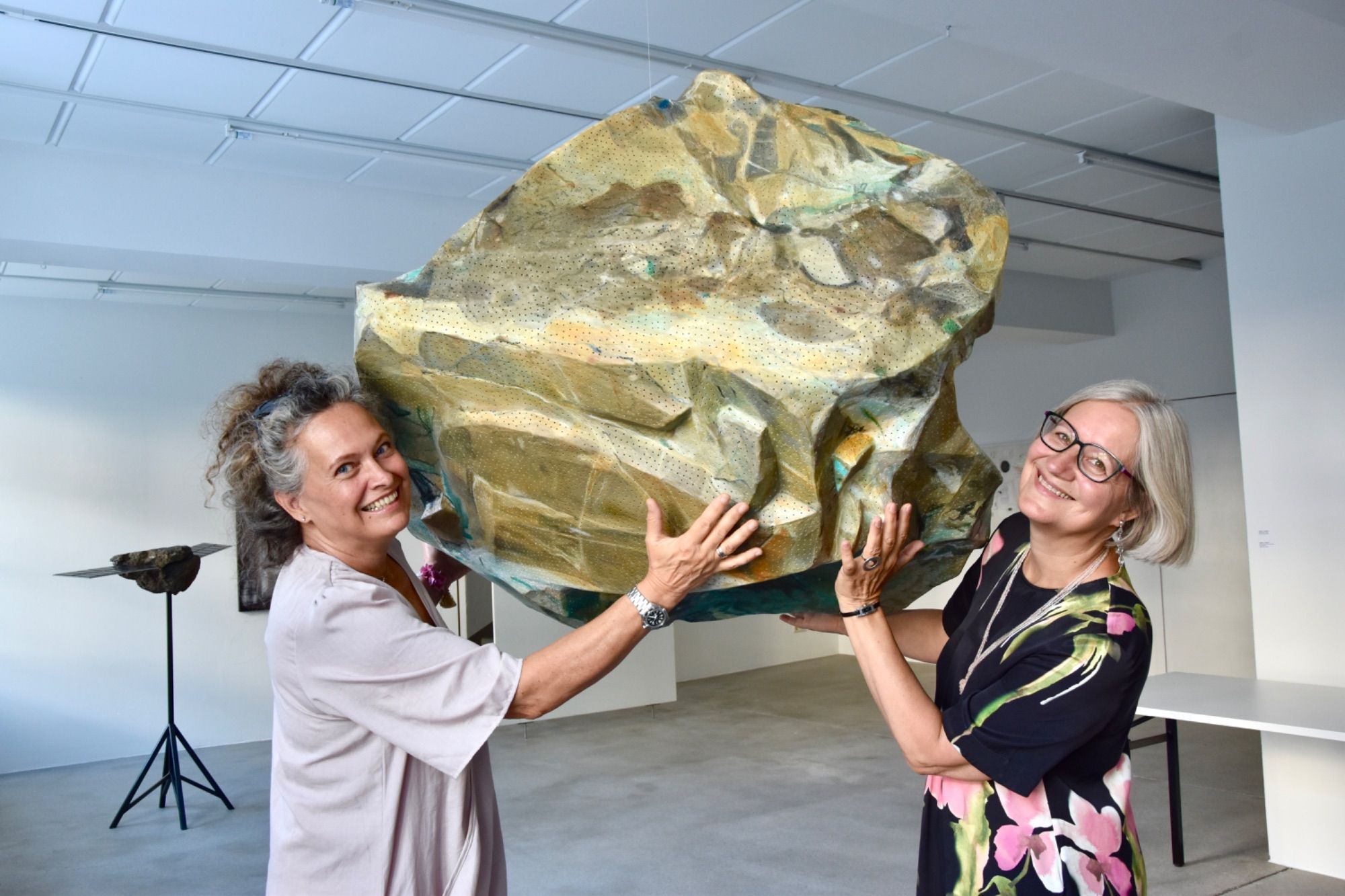 Moderatorin Sabine Grohs, Autorin Brigitte Herrmann