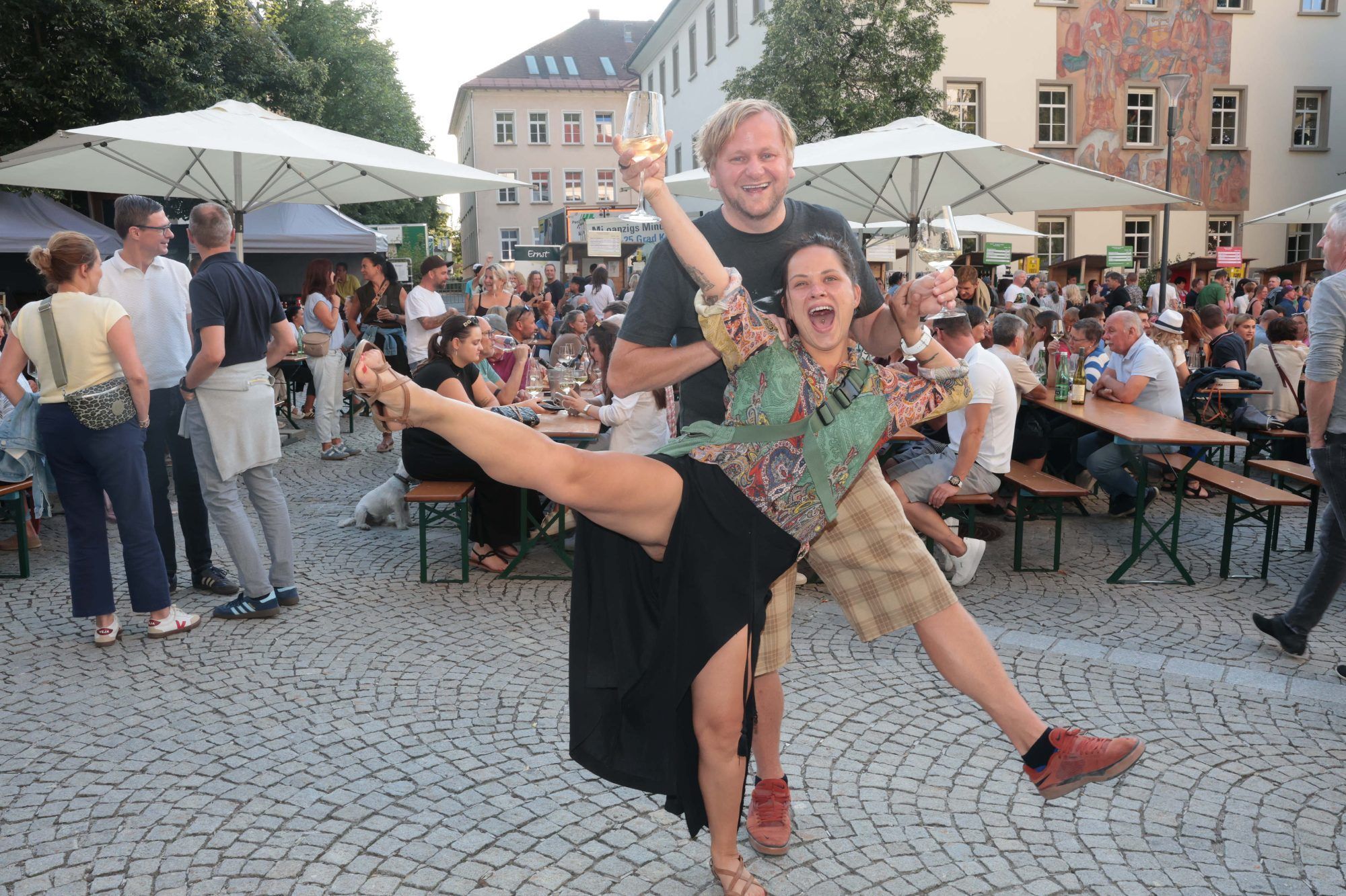 Cristina Doroftei (Pizzeria Franco) und Andre Geisler.