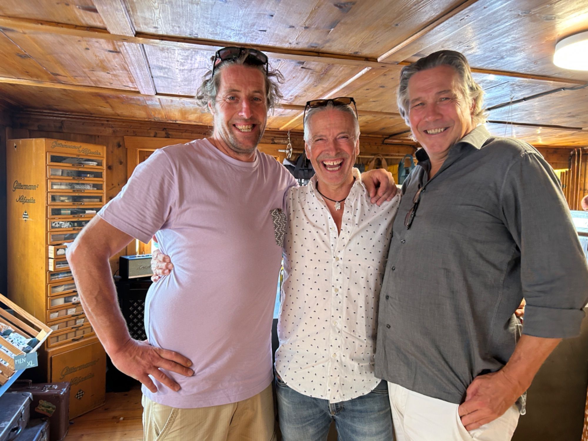Eric Themel, Richard Sander und Christof van Dellen schauten sich gerne um.