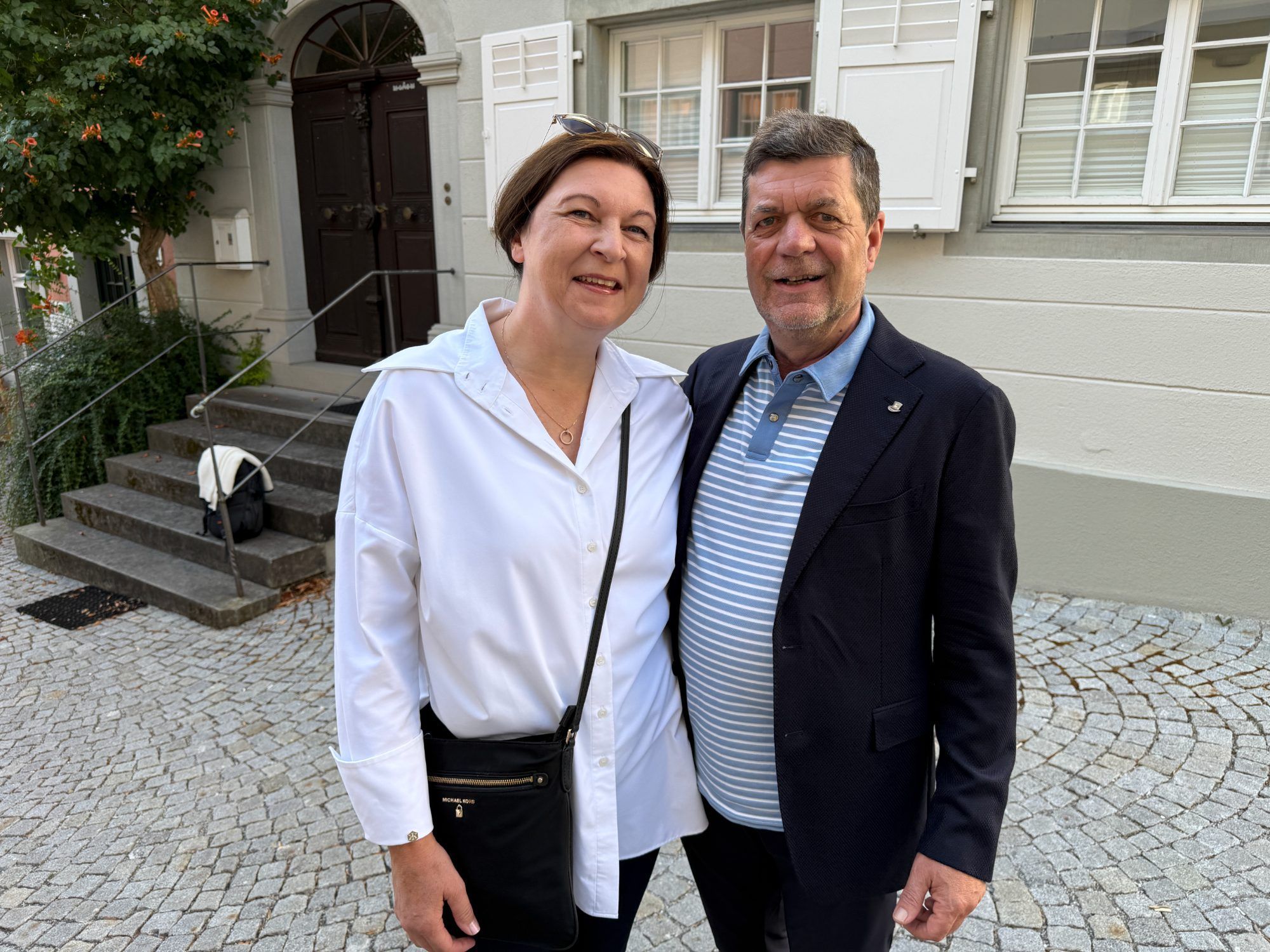 Monika und Dieter Lang waren unter den Gratulanten