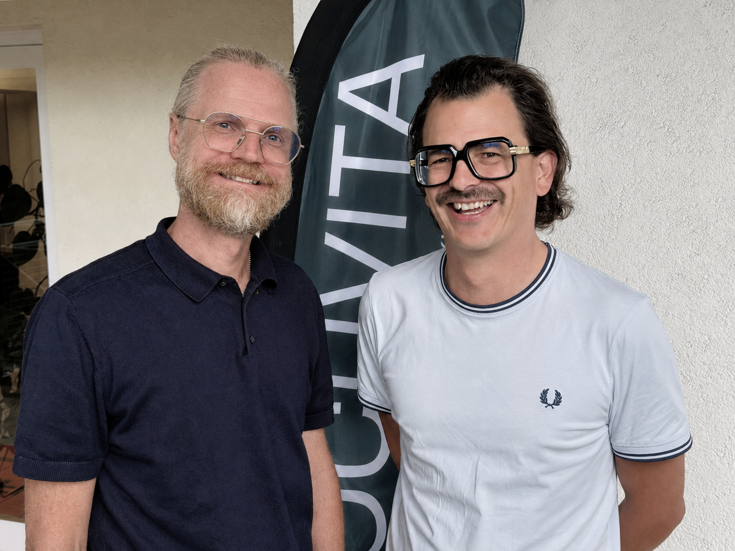 Optometrist Rudolf Proyer und Augenoptikermeister Andreas Klocker ( Optik Hollfelder).