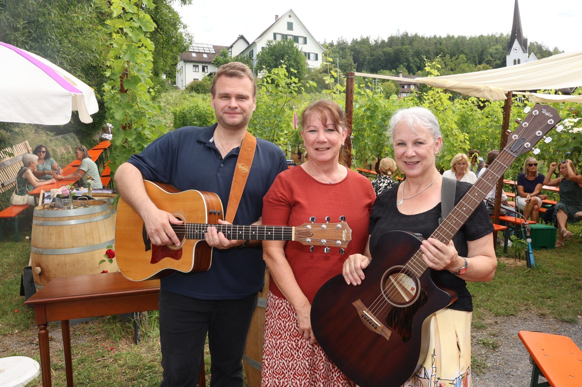Michael Bardo, Erika Kawasser und Berni Engl.