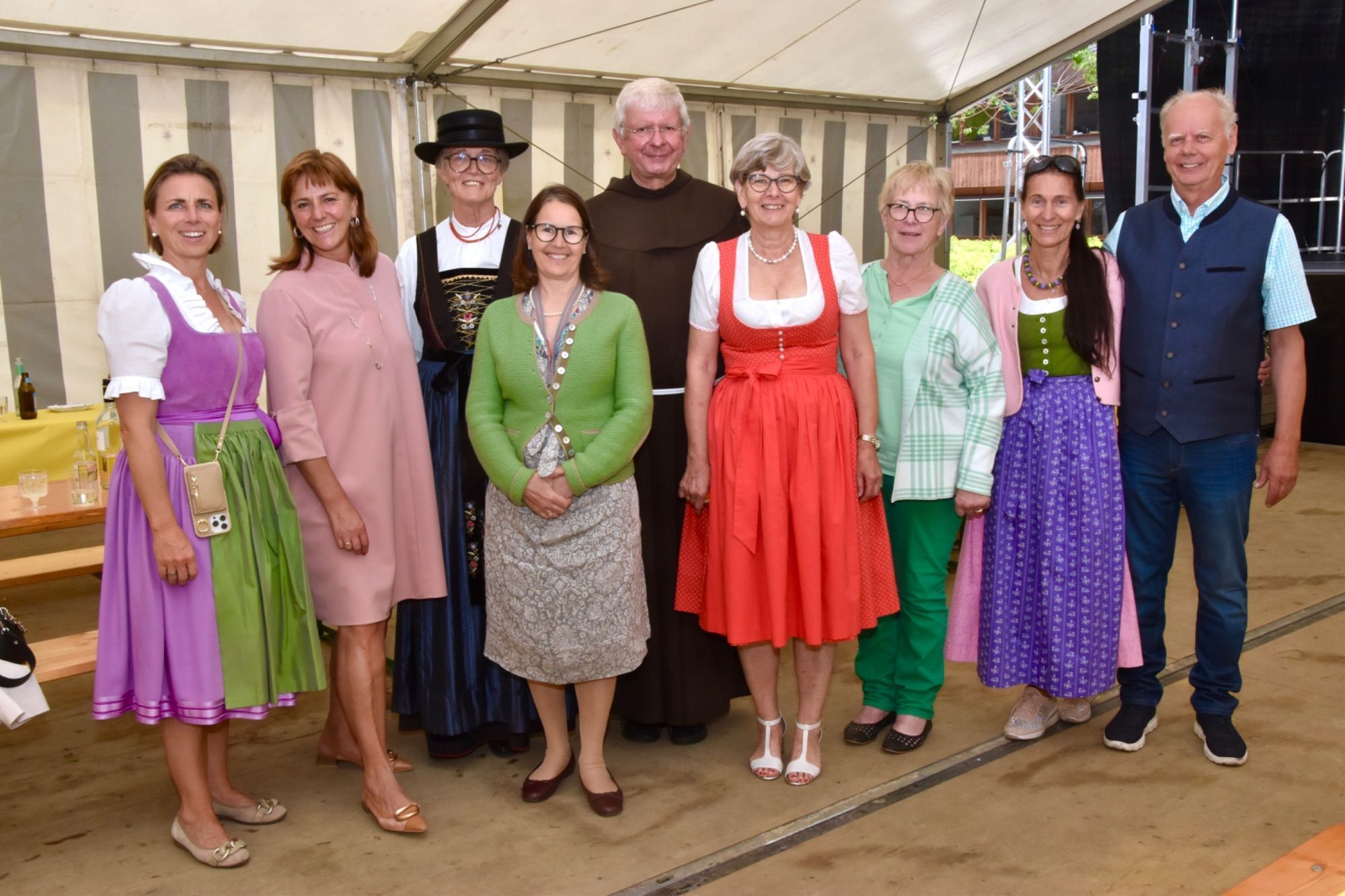 Eine vergnügliche Zeit verbrachten beim Jubiläum