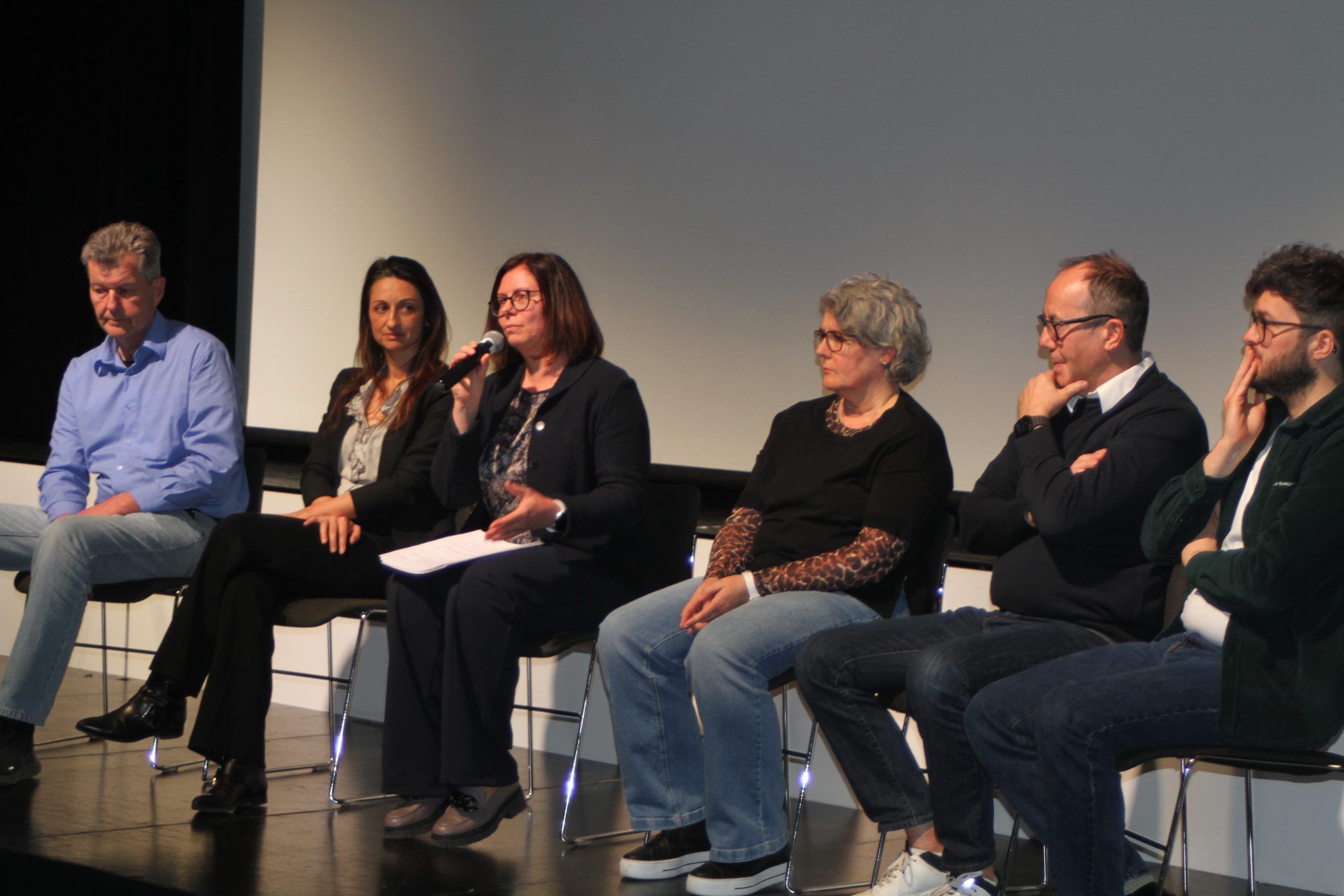 Wolfgang Müller, Simone Sturn, Katharina Wöß-Krall, Cornelia Engler, Andreas Prenn und Johannes Herburger haben viel Arbeit zu verrichten. VN-TK