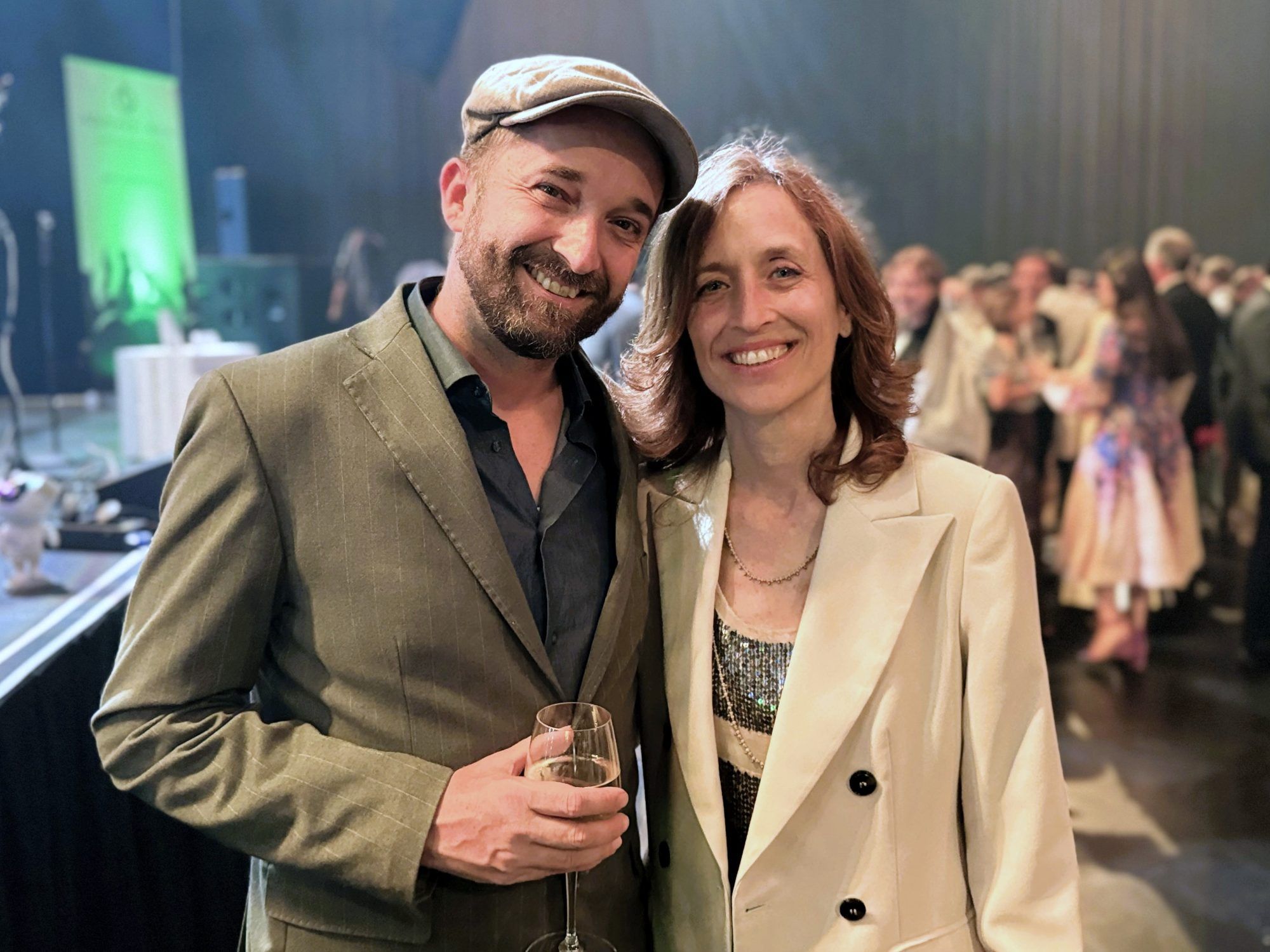 Video-Designer Roland Horvath und Kostümbildnerin Carla Teti.