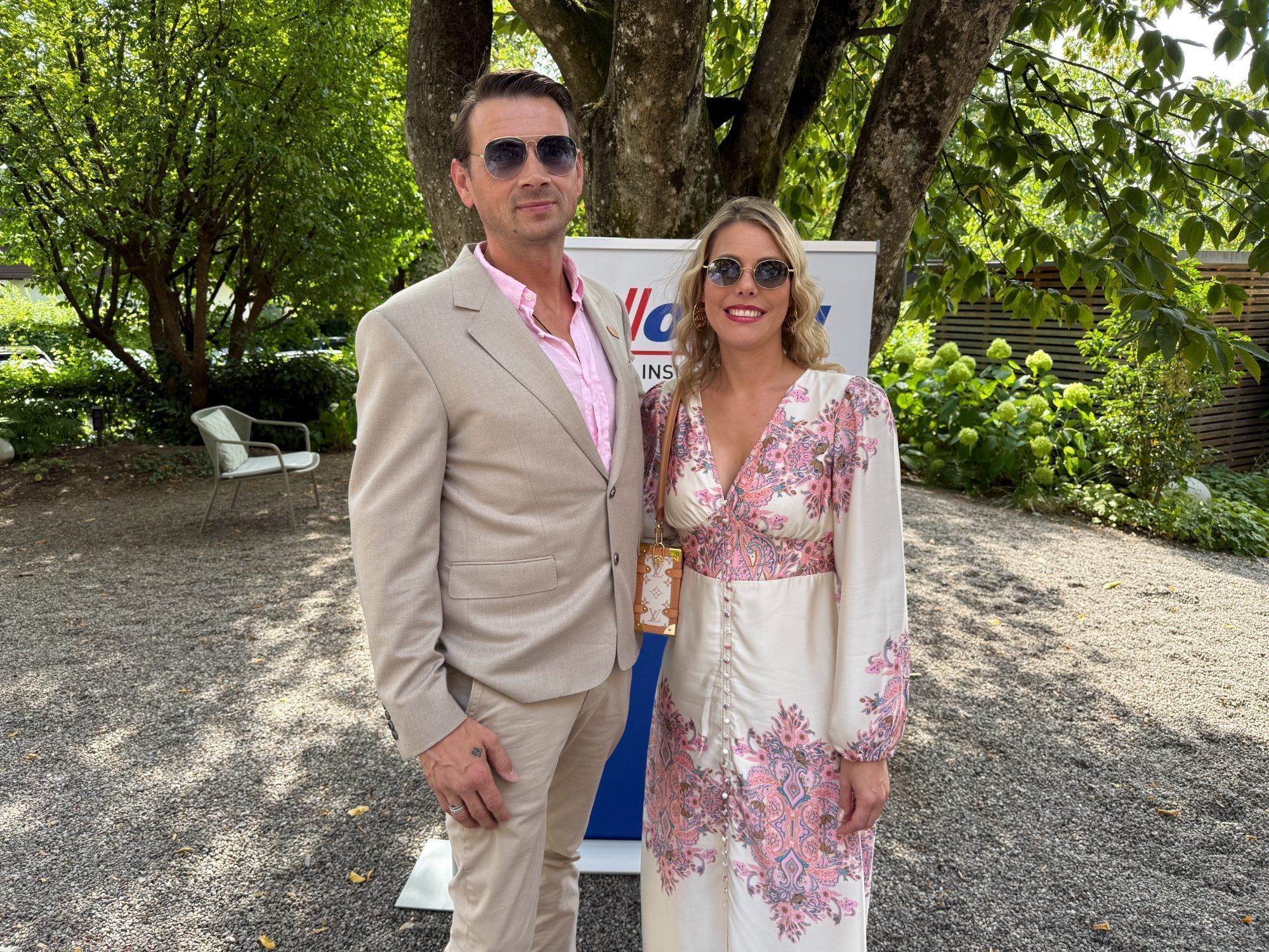 Victoria und Marco Wachter im Hotel Schwärzler Garten