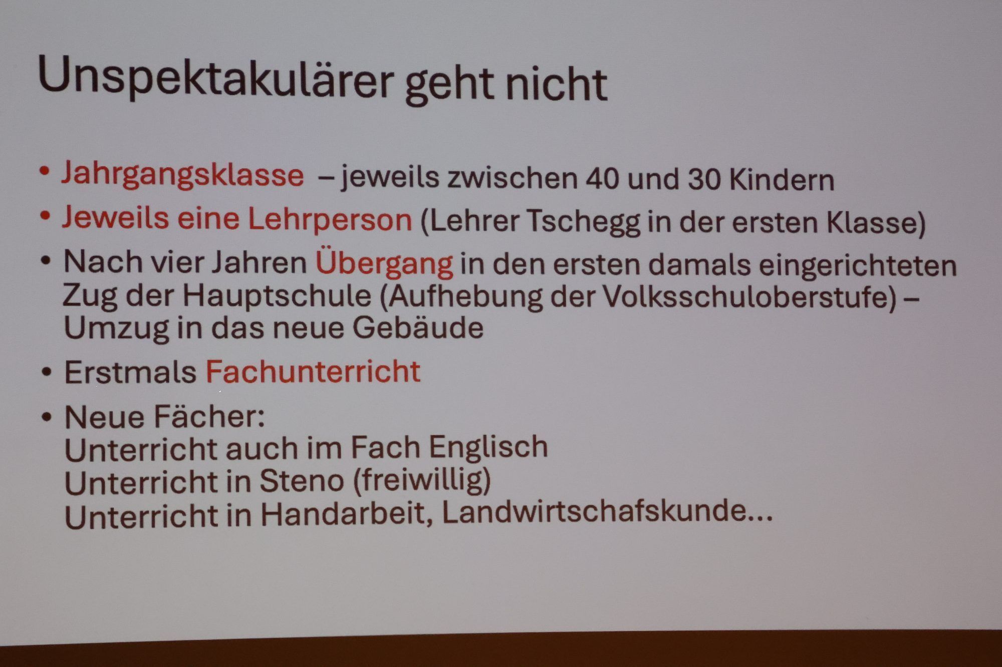250 Jahre eindrucksvolle Schulgeschichte