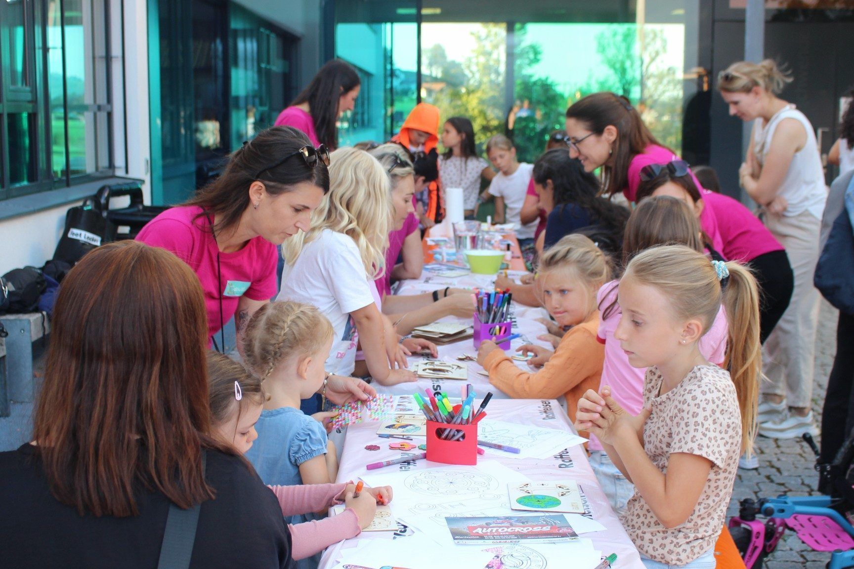 Das Team von Trittroller hatte für die Kids ein spannendes Programm vorbereitet.