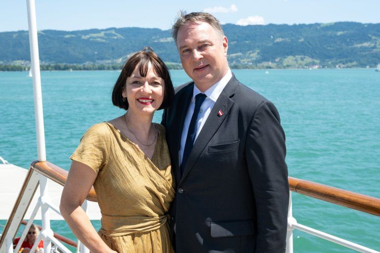 Genussfahrt mit prominenten Festspielgästen auf dem Bodensee