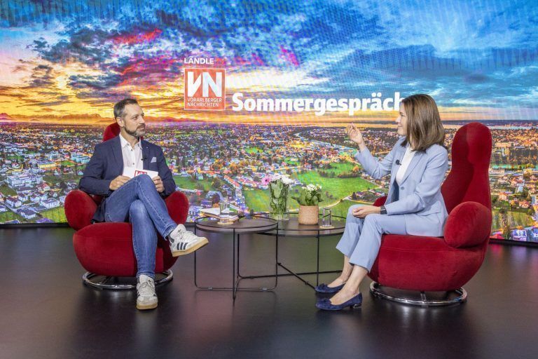 Claudia Gamon im VN-Sommergespräch: "Ich finde es unredlich und unehrlich"