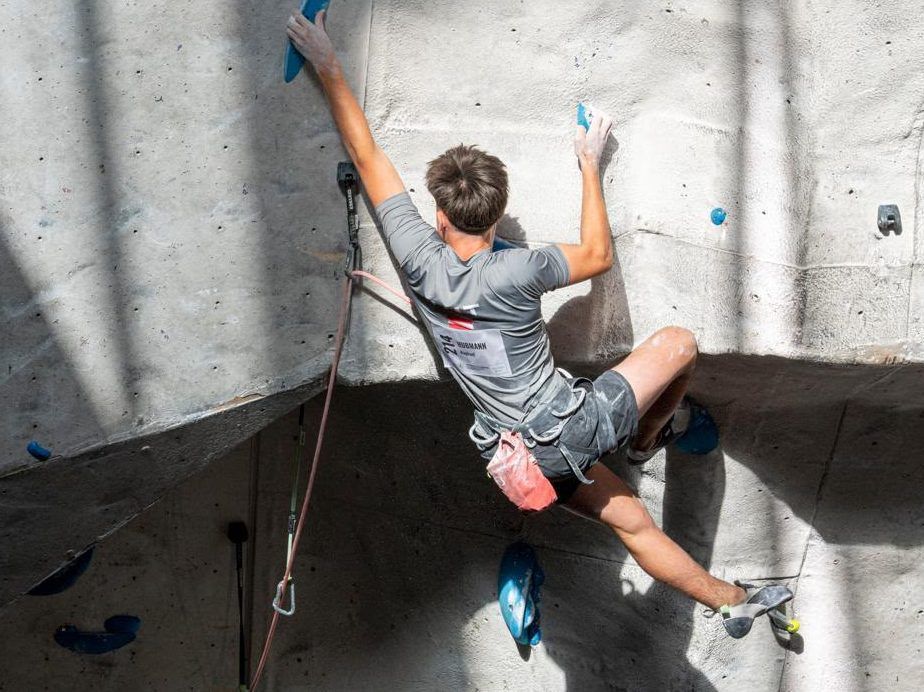 Wettklettern Raphael Hubmann AV Bludenz