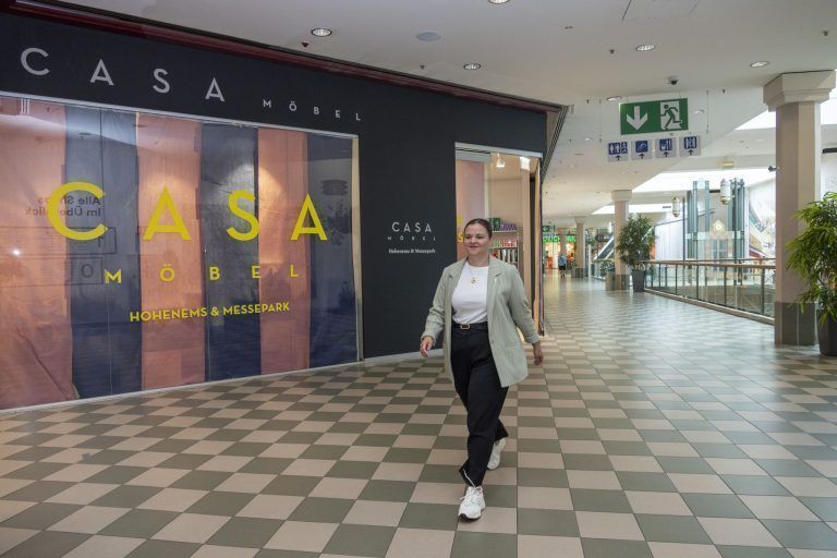 Trotz Umbau: Möbelhaus eröffnet Shop im Messepark