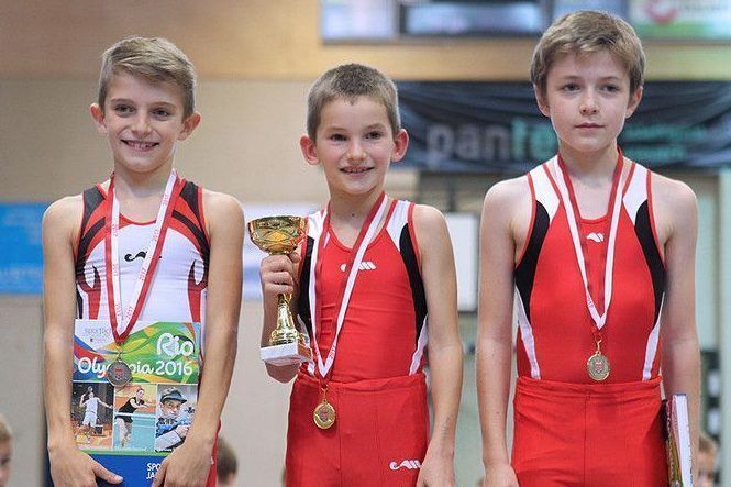 Kinderstufe 1: Fabian Hofer, Jonas Keetmann und Maceo Schmid (v. l.). VTS