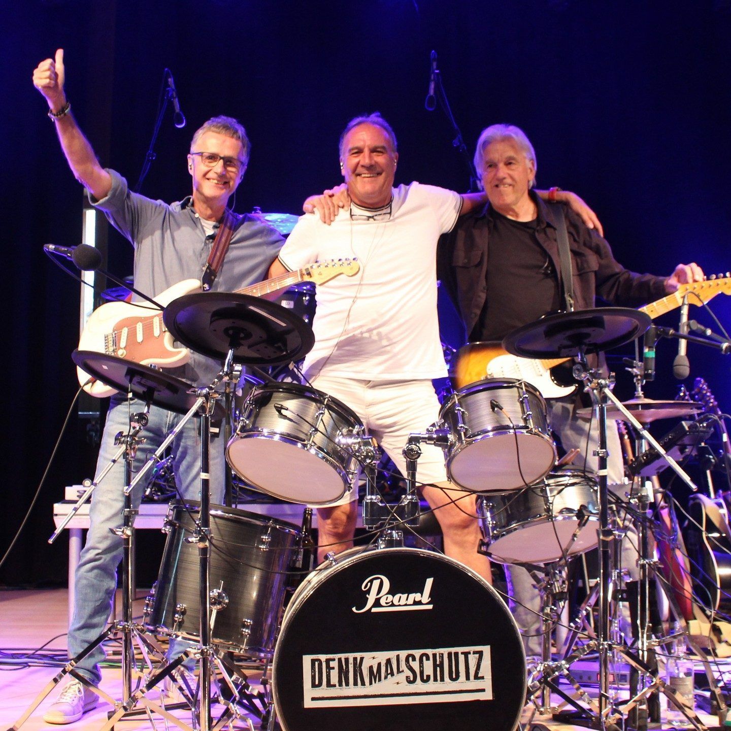 Denkmalschutz – ein witziger Name für ein ebenso witziges Trio – Stefan Fend, Christof Jäger und Thomas Piske (v. l.)