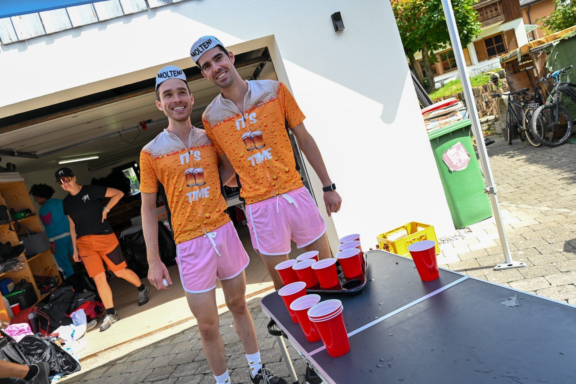 Simon und Sebastian traten als Team 