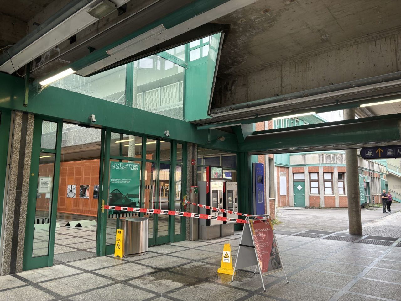 Was aktuell beim Bahnhof in Bregenz passiert