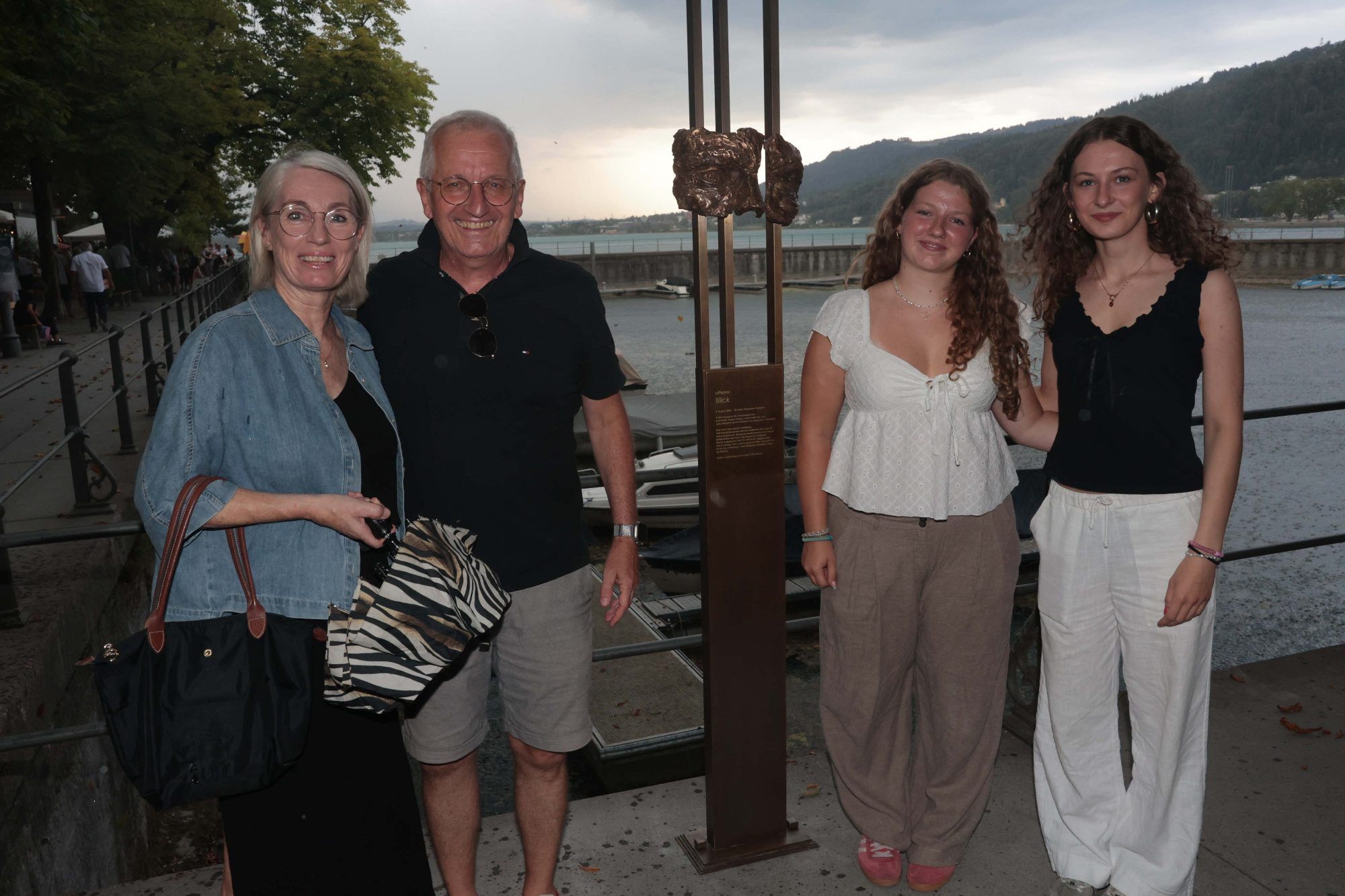 Carmen, Michael und Emma Flatz, Lena Rupp.