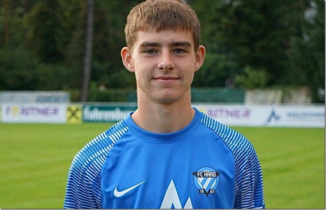 Fabio Sutter spielt mit 16 Jahren schon im Eins von Hard. VEREIN