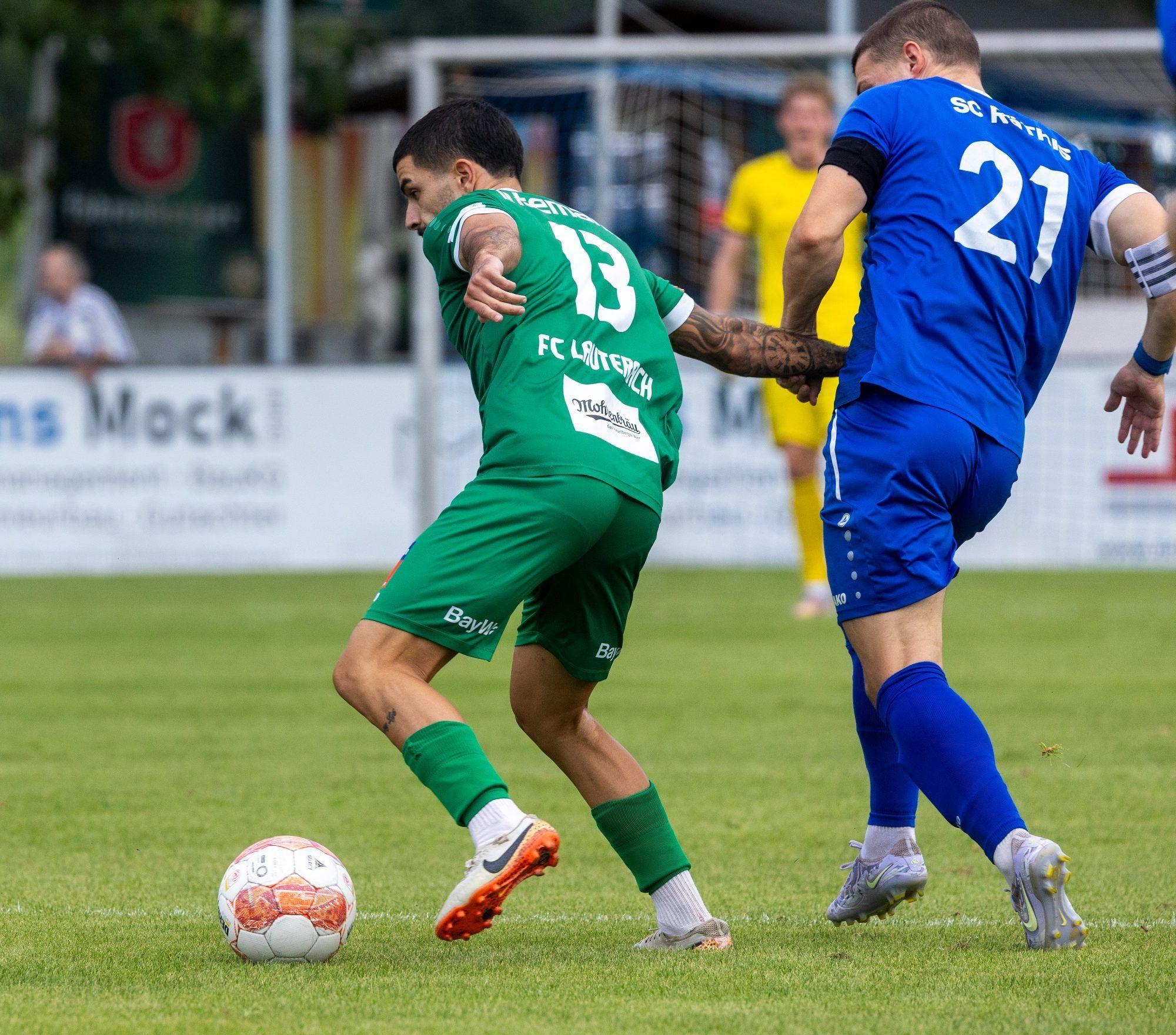 Fikret Aras ist im Lauteracher Spiel Dreh- und Angelpunkt. VN