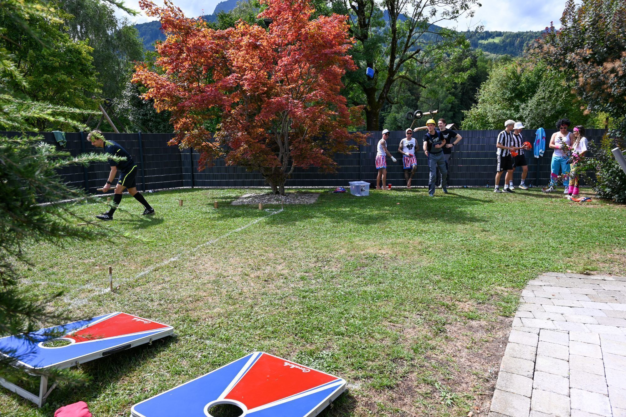 Gartenolympiade unter Freunden