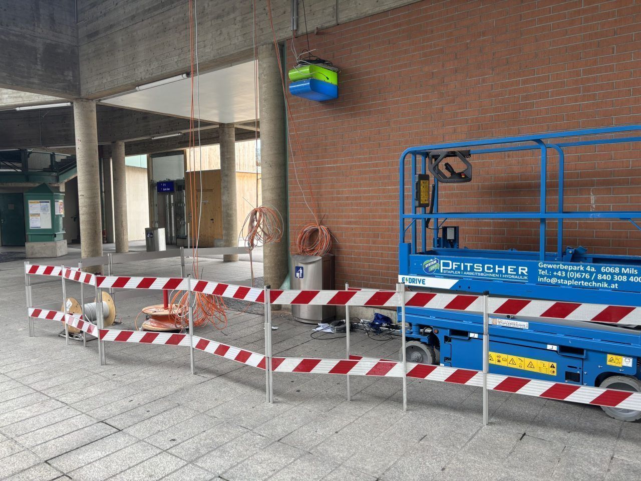 Was aktuell beim Bahnhof in Bregenz passiert