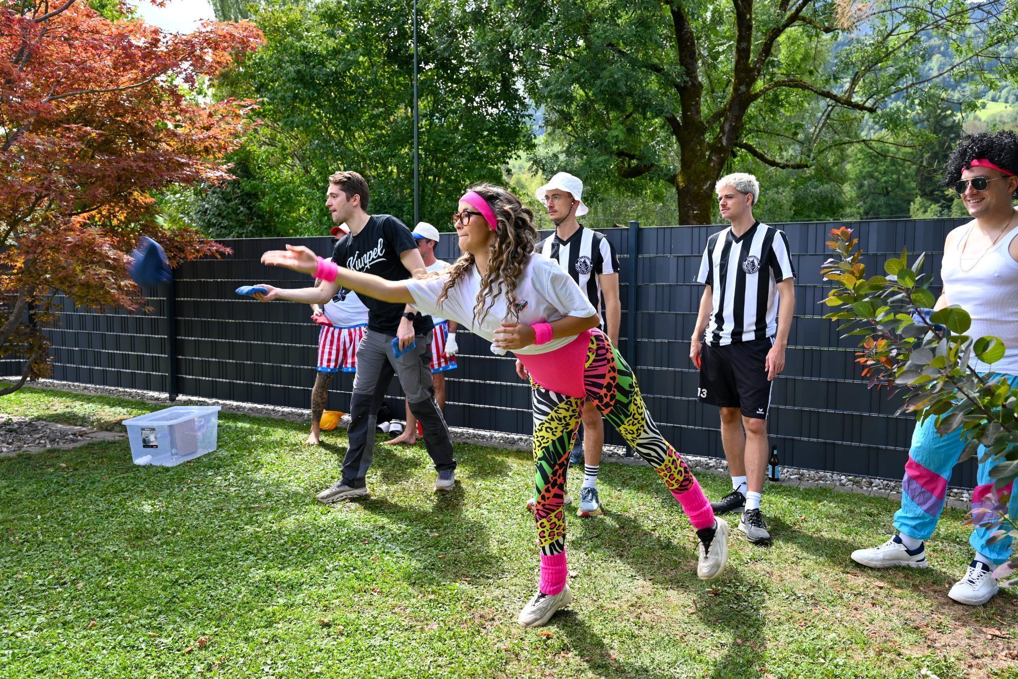Gartenolympiade unter Freunden