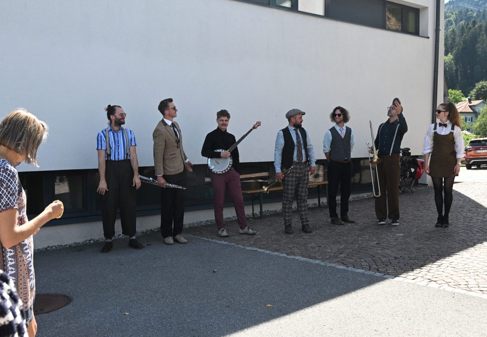 Viel Applaus für die Band nach Zugabe und Ausmarsch