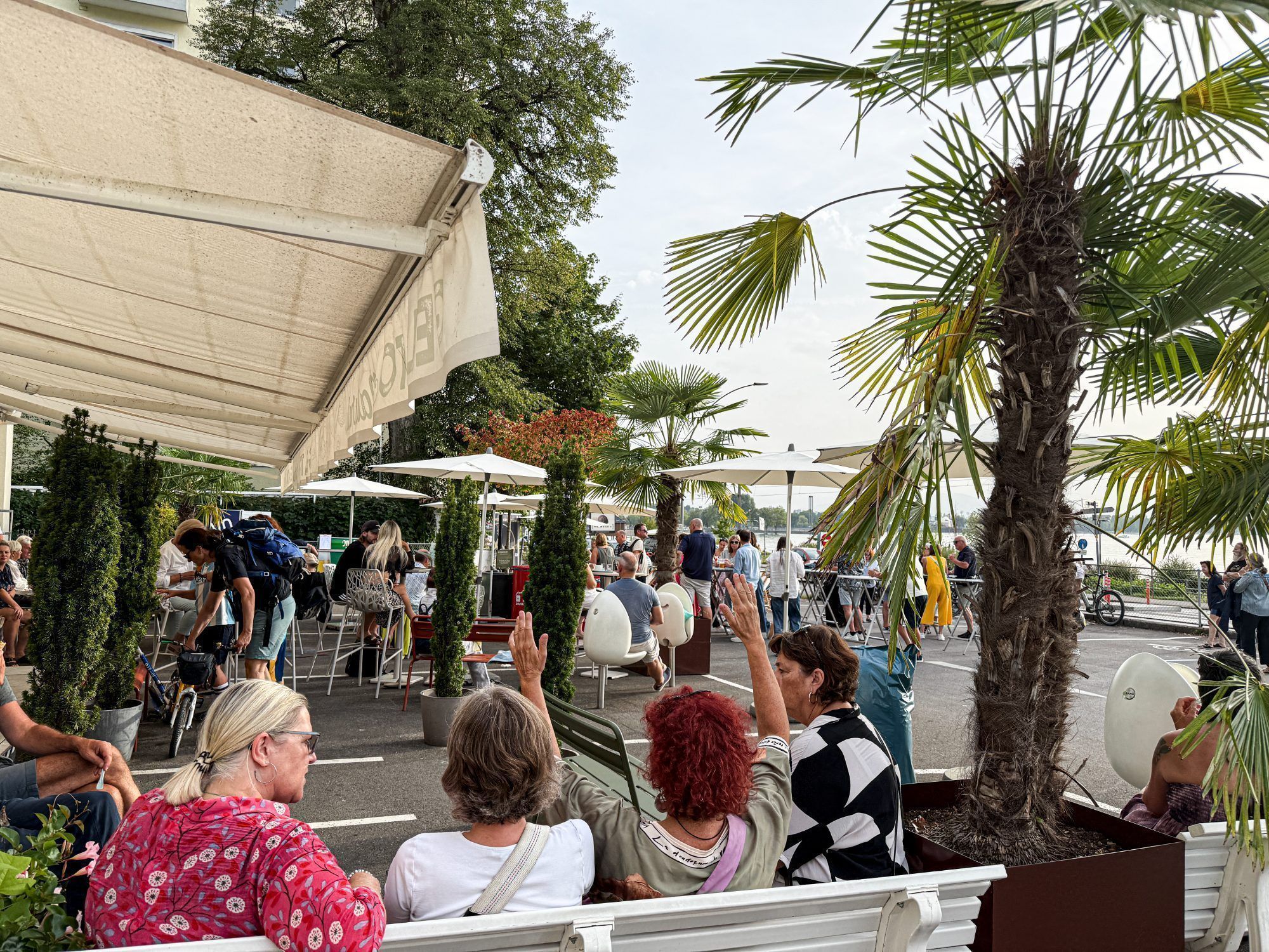 Die Seegemeinde Lochau bot an diesem Abend mediterranes Flair