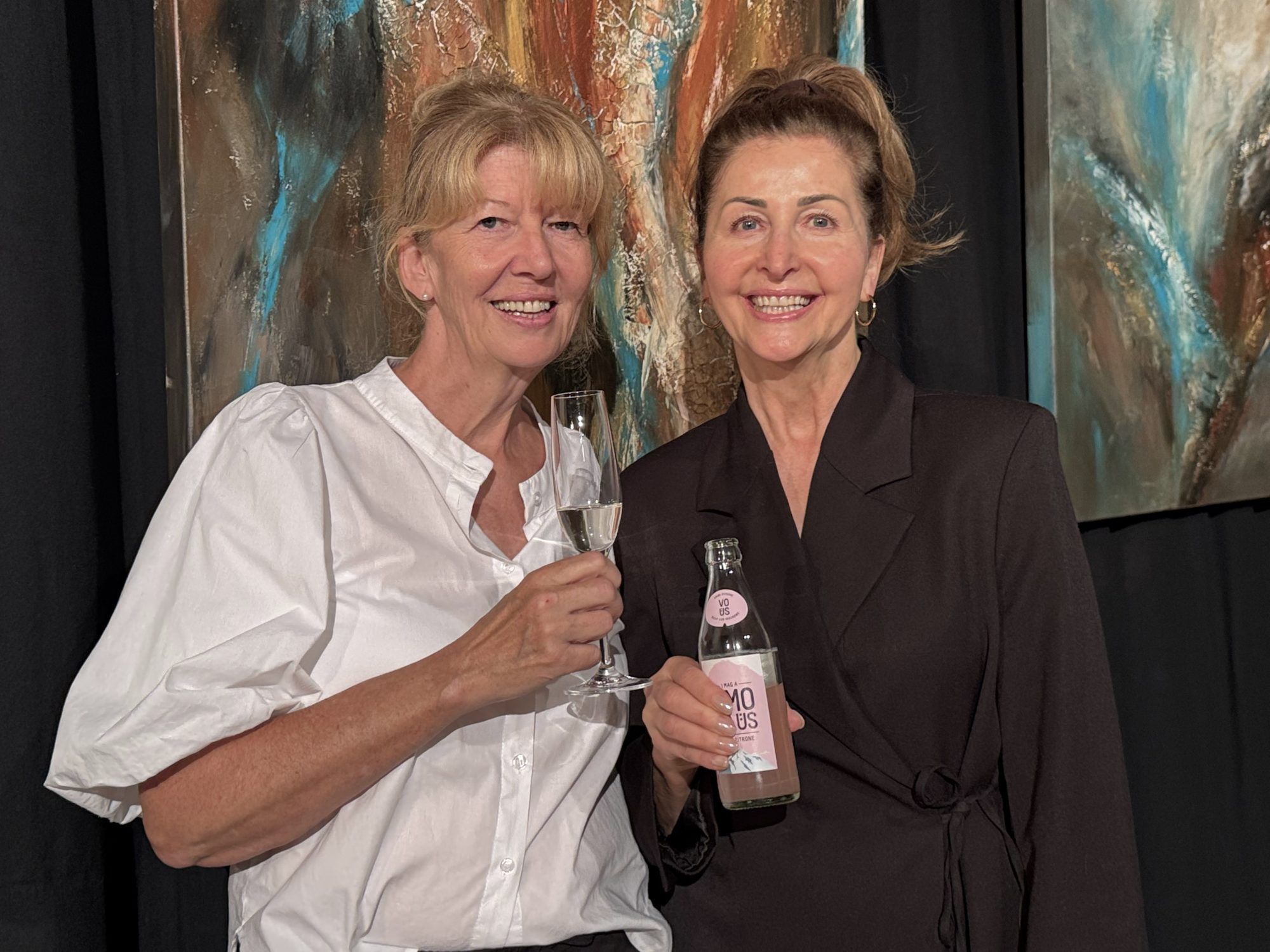 Silvia Reithofer und Conny Sieber feierten mit.