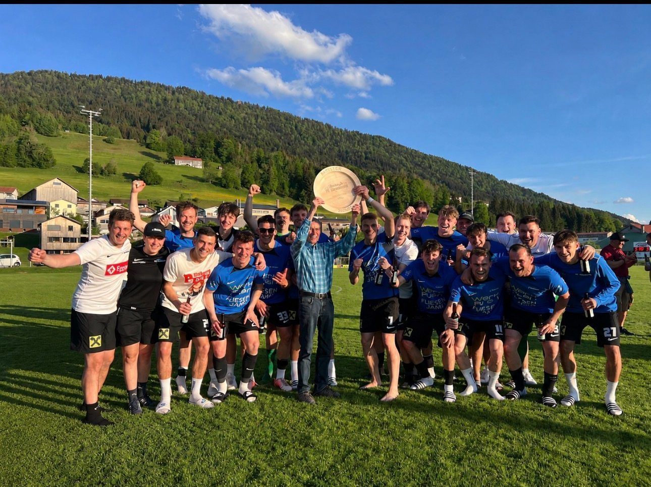 FC Riefensberg spielt erstmals in der höchsten Liga des Landes. VEREIN/4