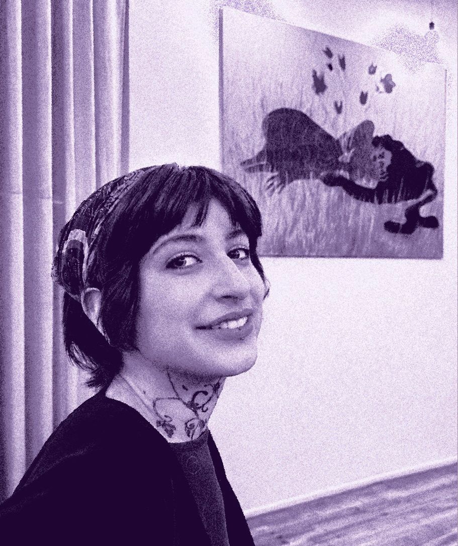 Shirin Fink zeigt in „Plural Bodies“ ausgewählte Gemälde. ©privat