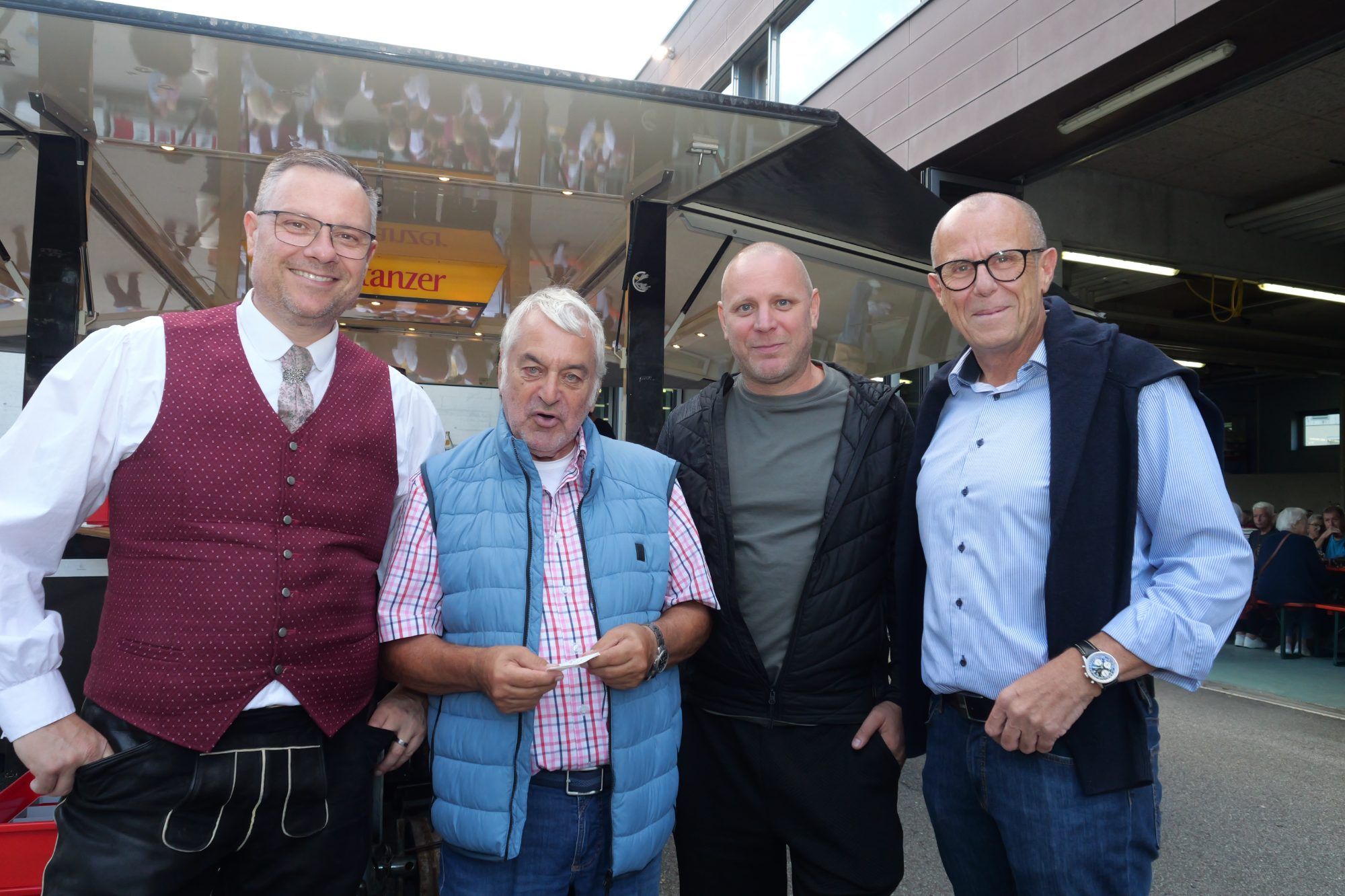 Jürgen Blacha, Rudi Matt, Martin Schuster und Walter Gohm.