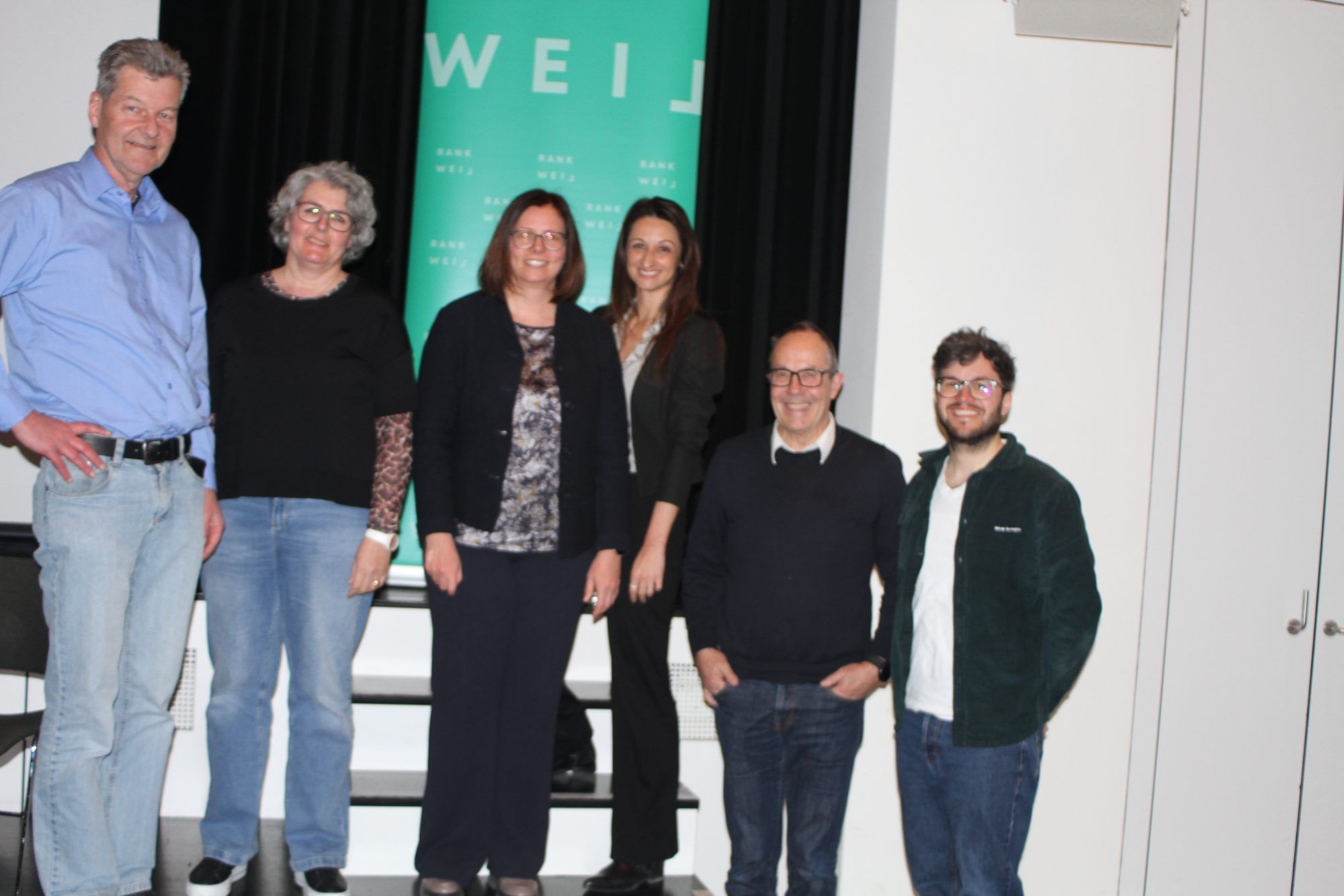 Stets für die Bevölkerung im Einsatz: Johannes Herburger (r.), Andreas Prenn, Simone Sturn, Katharina Wöß-Krall, Cornelia Engler, Wolfgang Müller. VN-TK